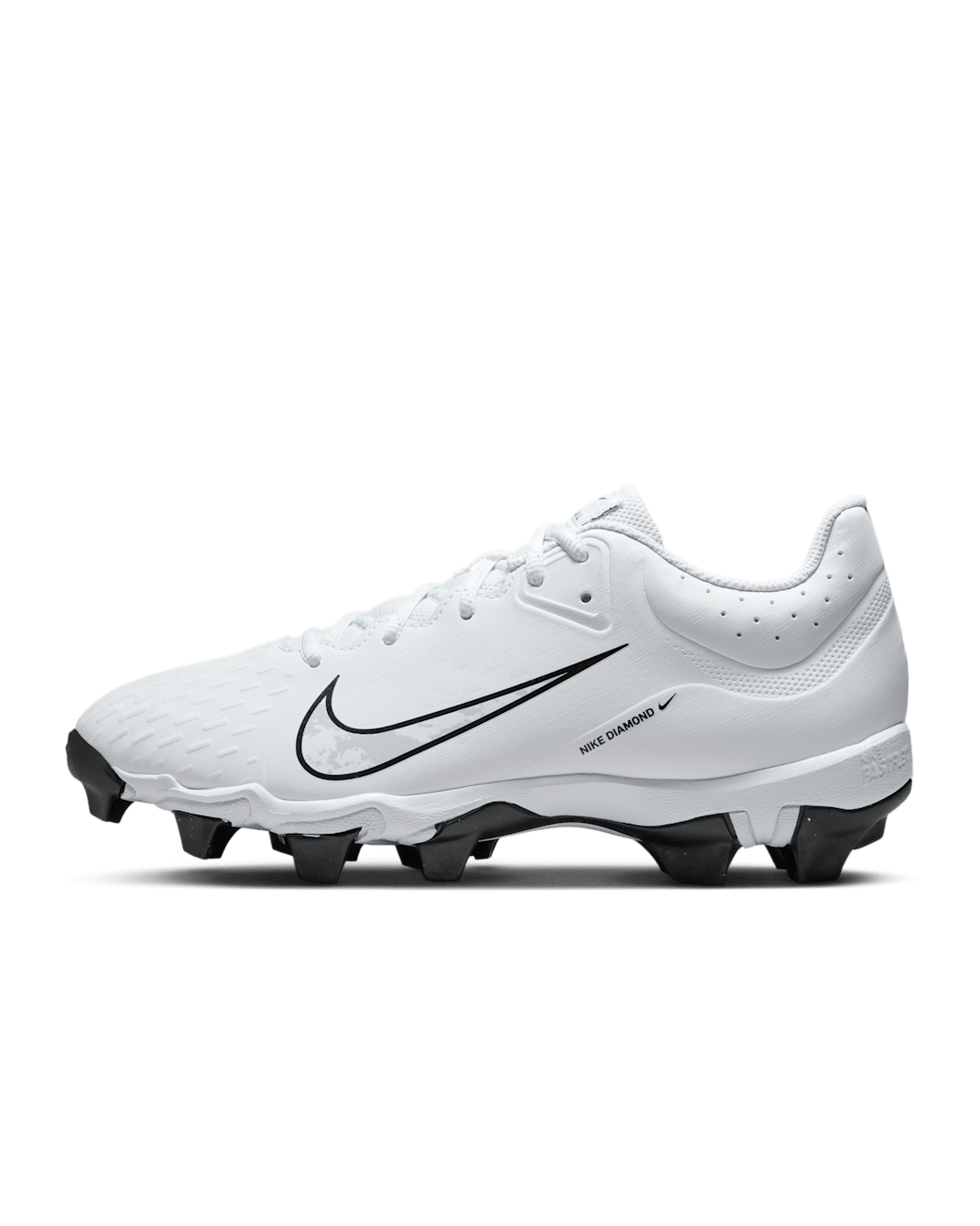 Nike Hyperdiamond 4 Keystone Women's Softball Cleats - White/Black/Pure Platinum