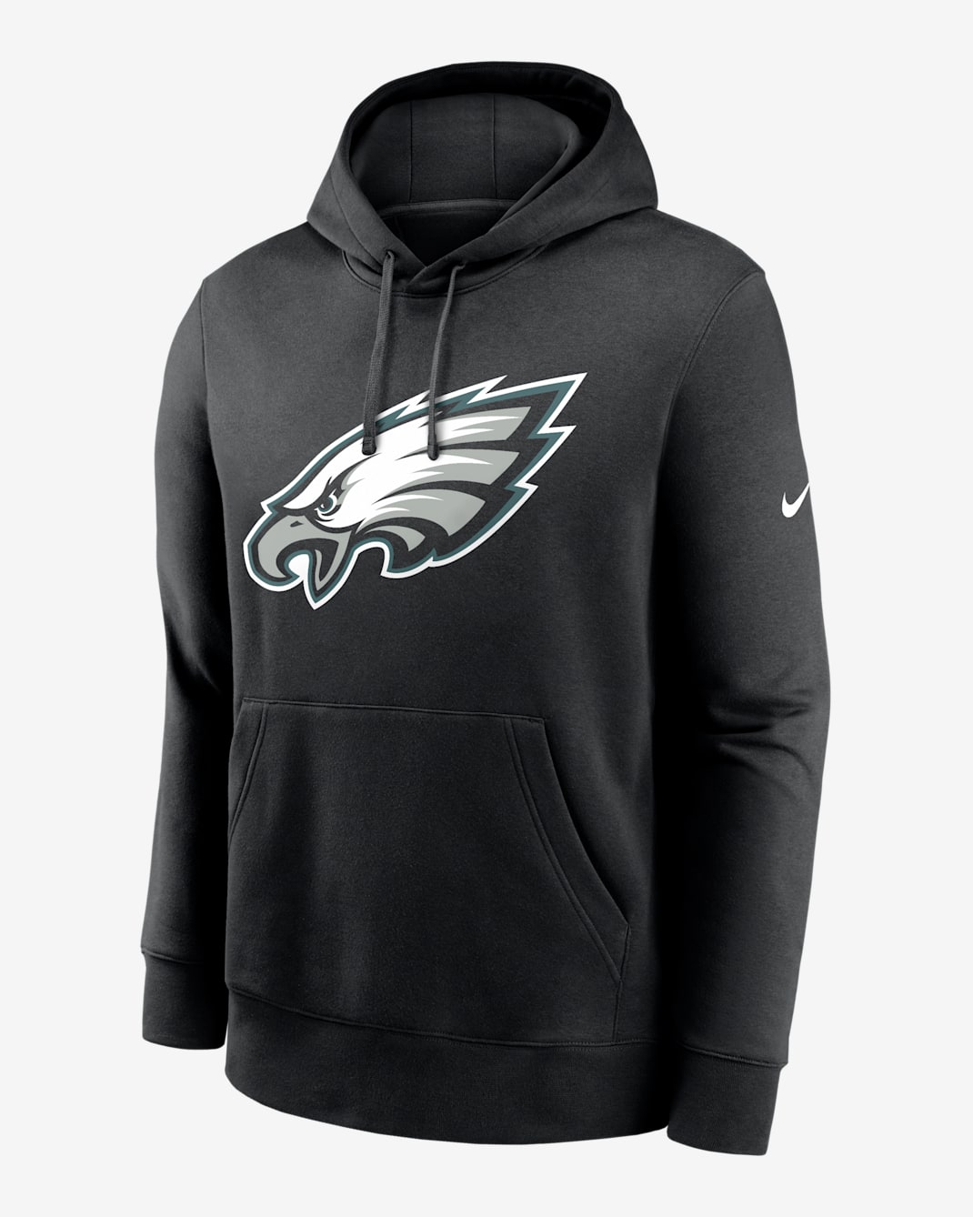 Philadelphia Eagles Club Logo Men's Nike NFL Pullover Hoodie - Black