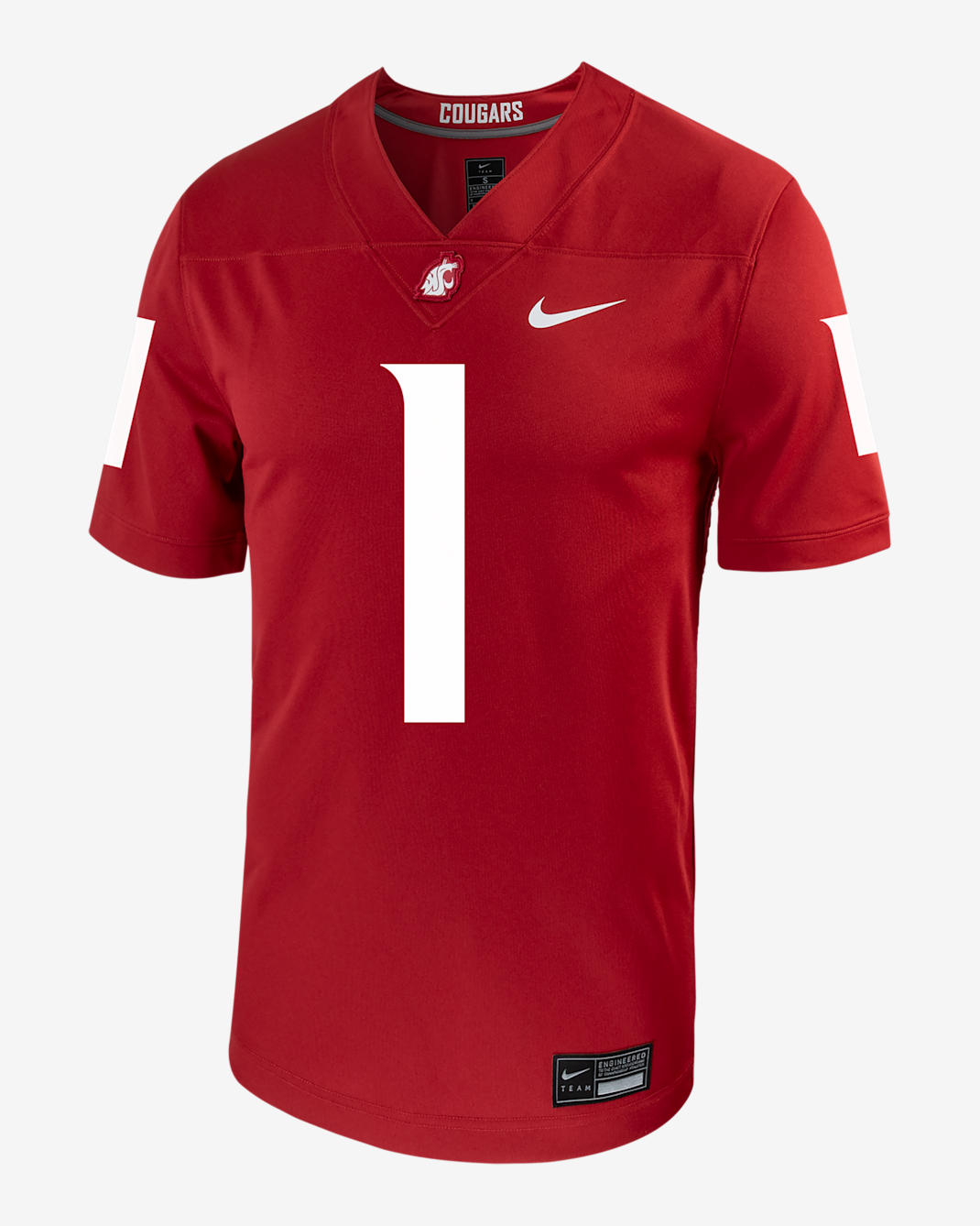 Washington State Men's Nike College Football Replica Jersey - Team Crimson