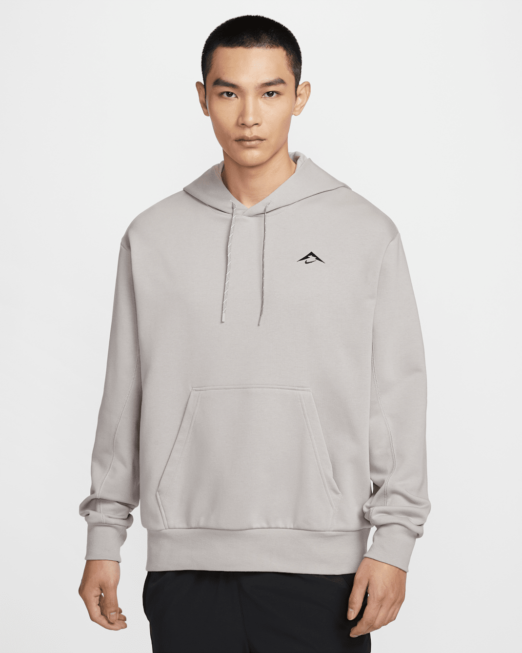 ナイキ トレイル マジック アワー メンズ Dri-FIT ランニングパーカー - カレッジグレー/ブラック