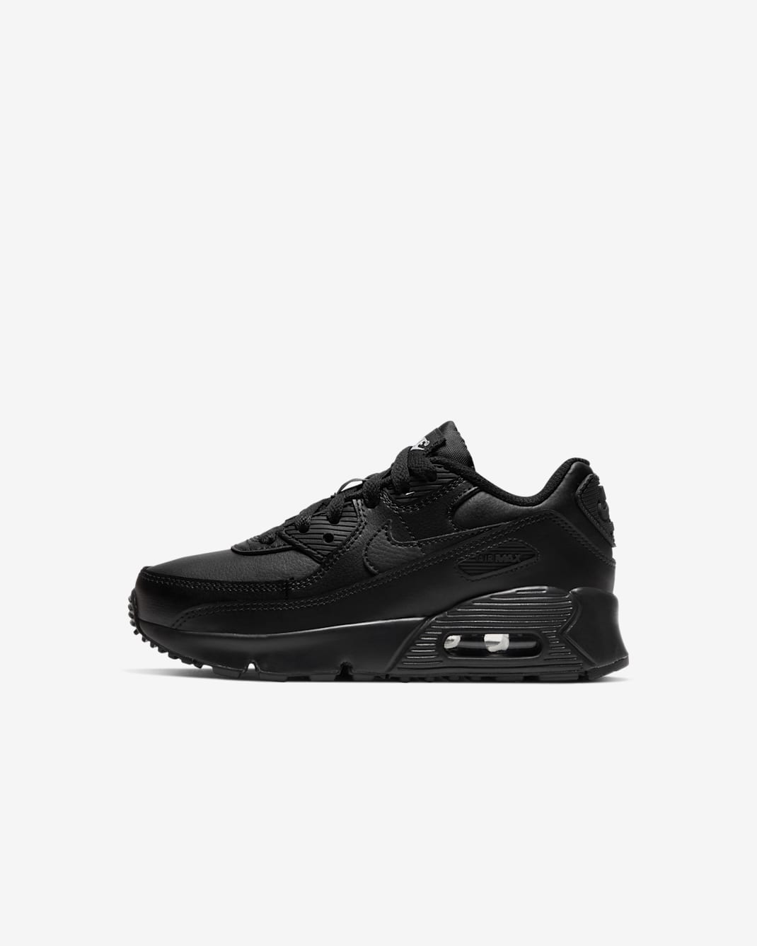 Tenis para niños de preescolar Nike Air Max 90 LTR - Negro/Negro/Blanco/Negro