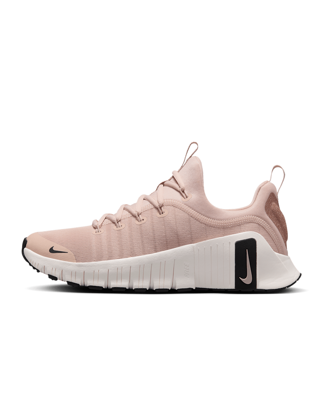 Nike Free Metcon 6 Premium Women's Workout Shoes - Pink Oxford/Light Soft Pink/Black