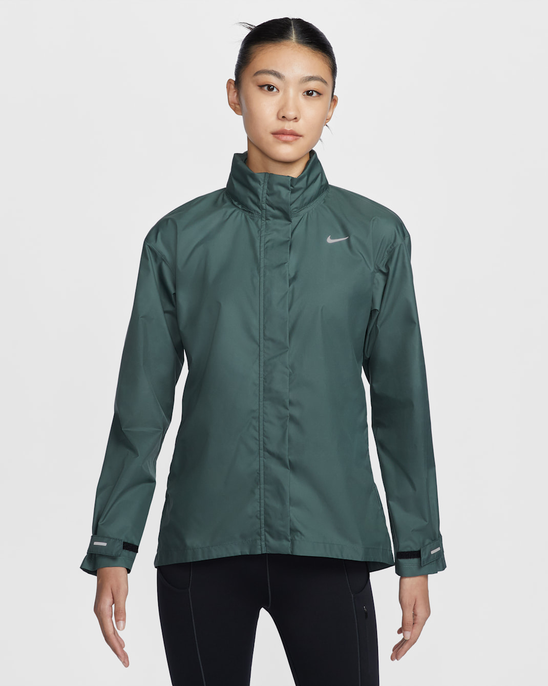 Nike Fast Repel Women's Running Jacket - Vintage Green/Black