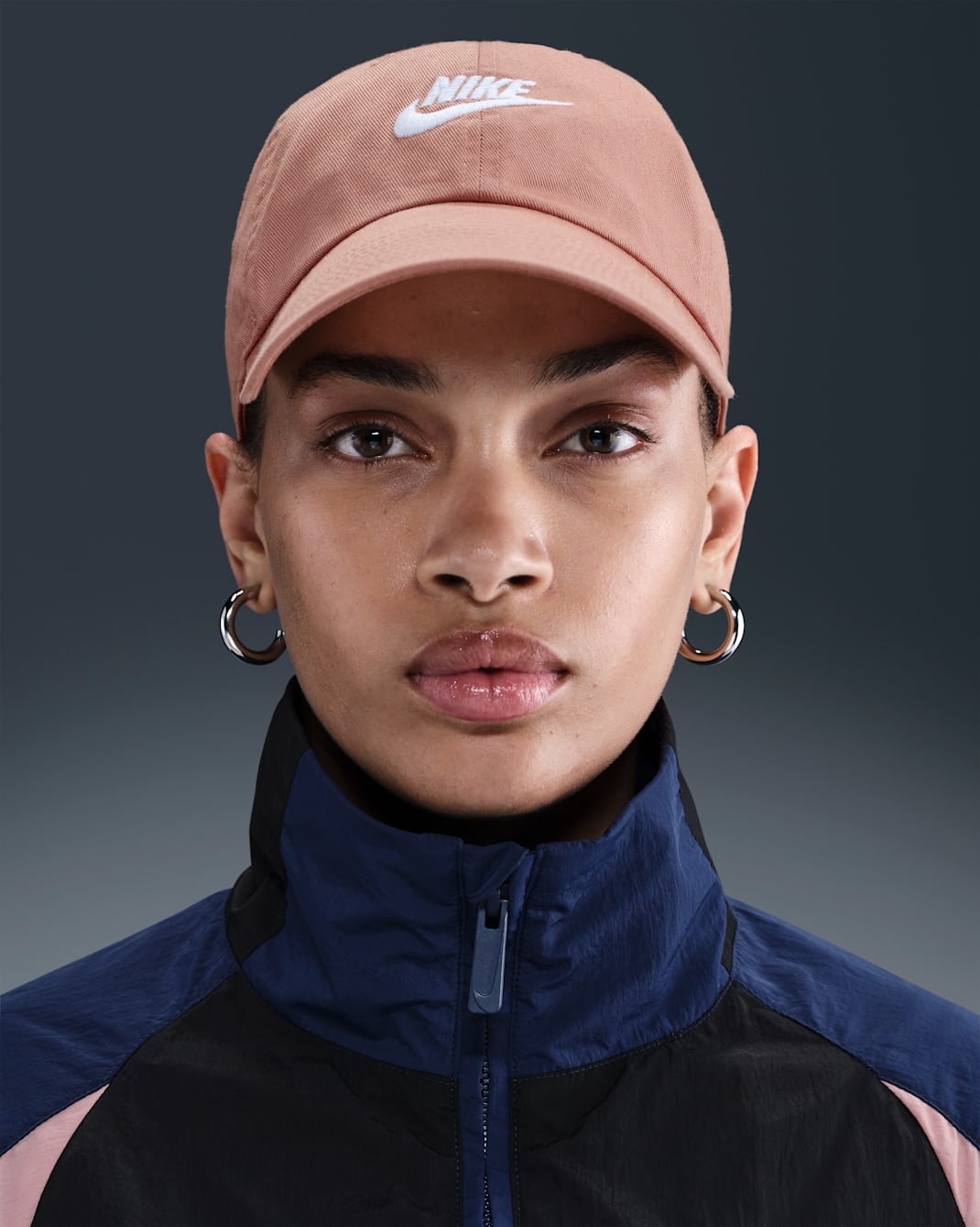 Nike Club Unstructured Futura Wash Cap - Rose Gold/White