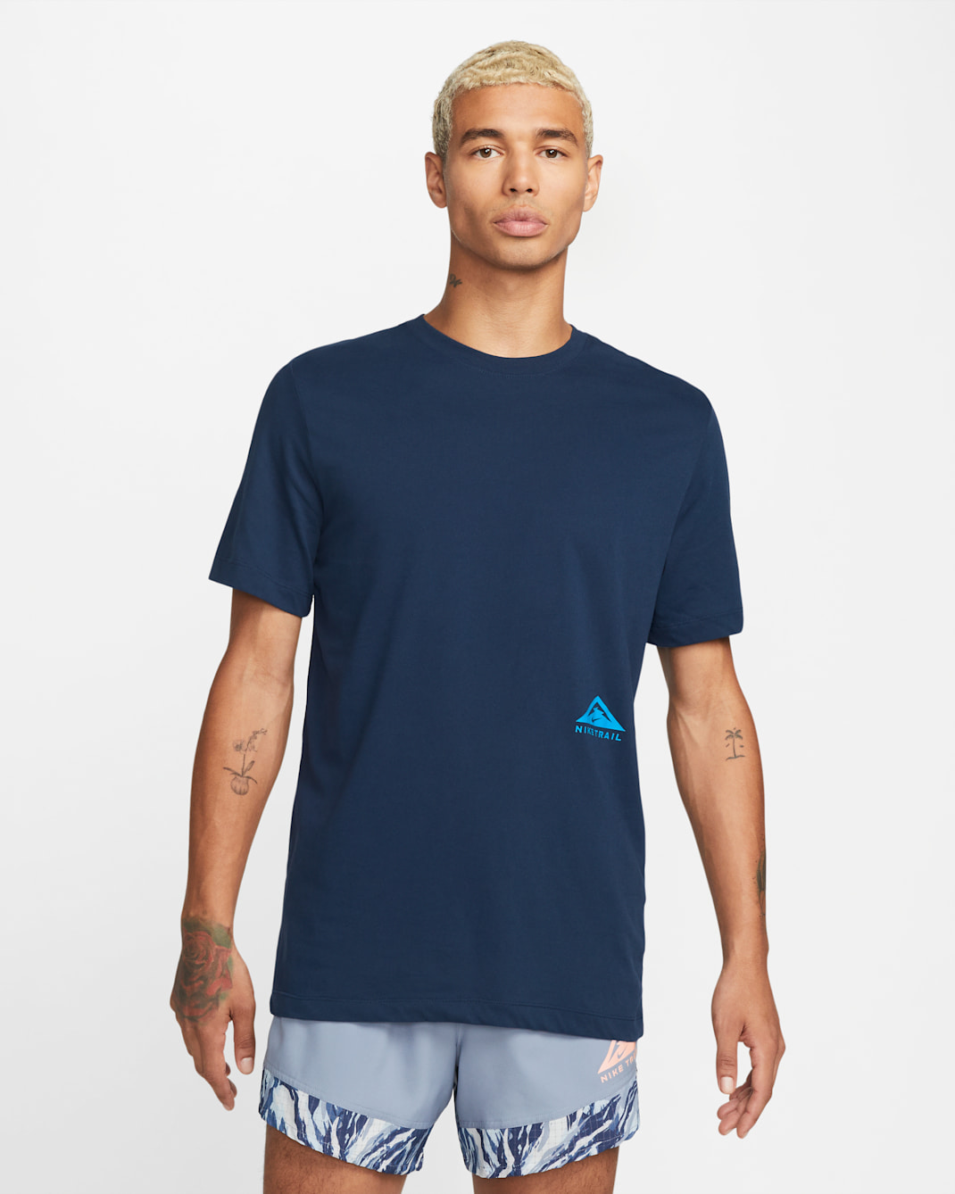 Nike Dri-FIT Men's Trail Running T-Shirt - Midnight Navy