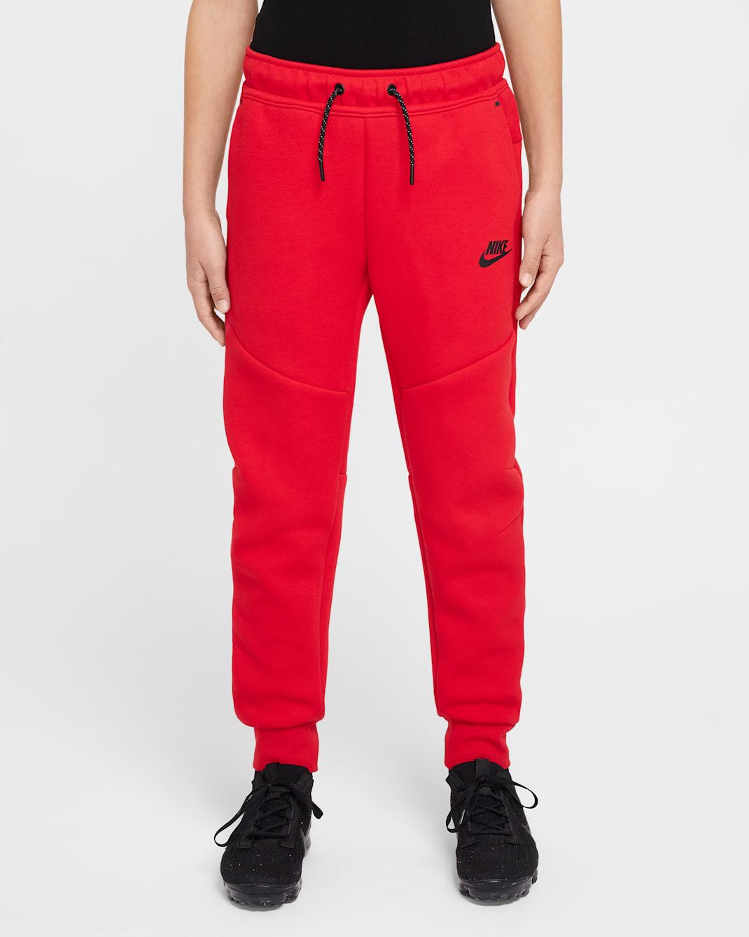 Nike Sportswear Tech Fleece joggebukse for store barn - University Red/Svart/Svart
