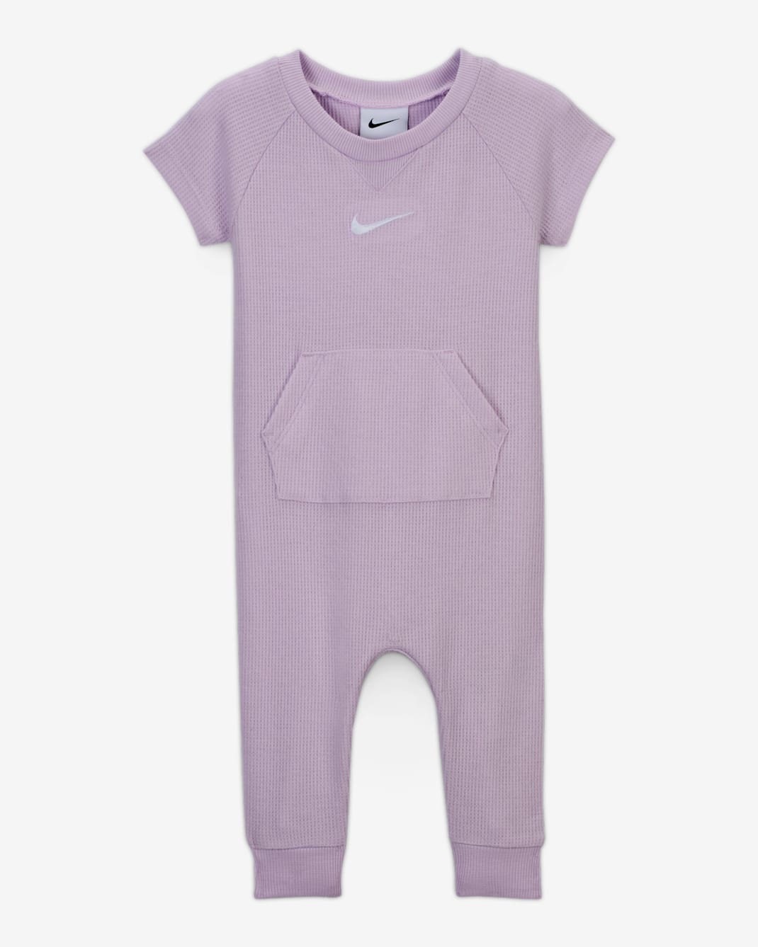 Nike Essentials Baby (0-9M) Short Sleeve Waffle Knit Coverall - Doll