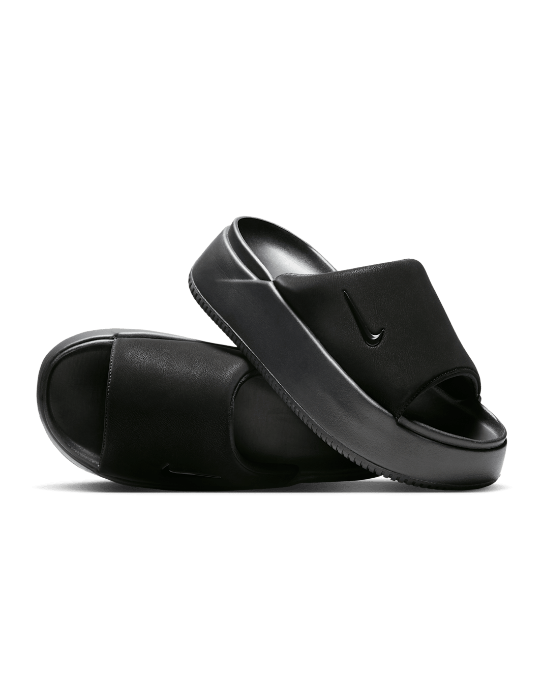 Nike Calm Elevation Women's Slides - Black/Black