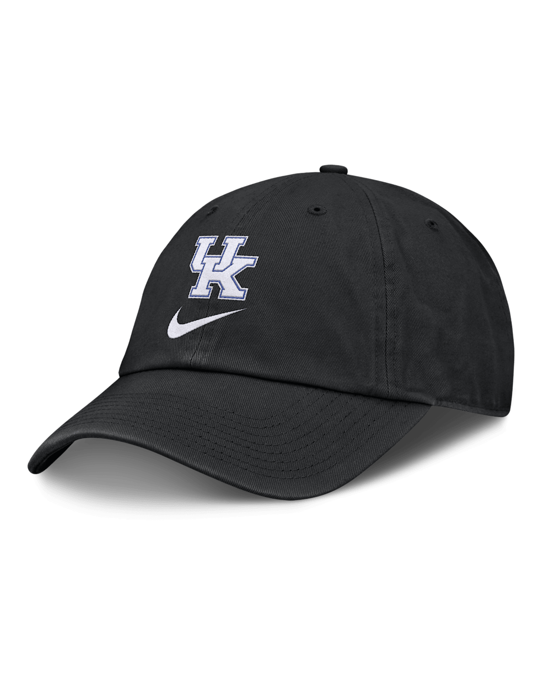 Gorra universitaria Nike ajustable para hombre Kentucky Primetime Club - Negro