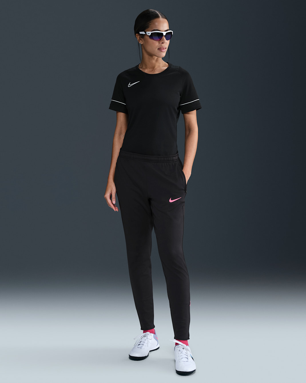 Nike Strike Women's Dri-FIT Football Pants - Black/Hyper Pink/Hyper Pink