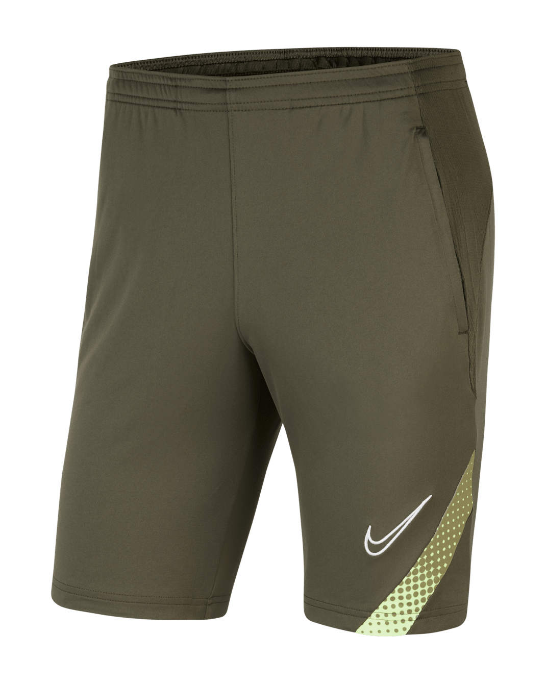 Nike Dri-FIT Academy Men's Football Shorts - Cargo Khaki/Thermal Green/White