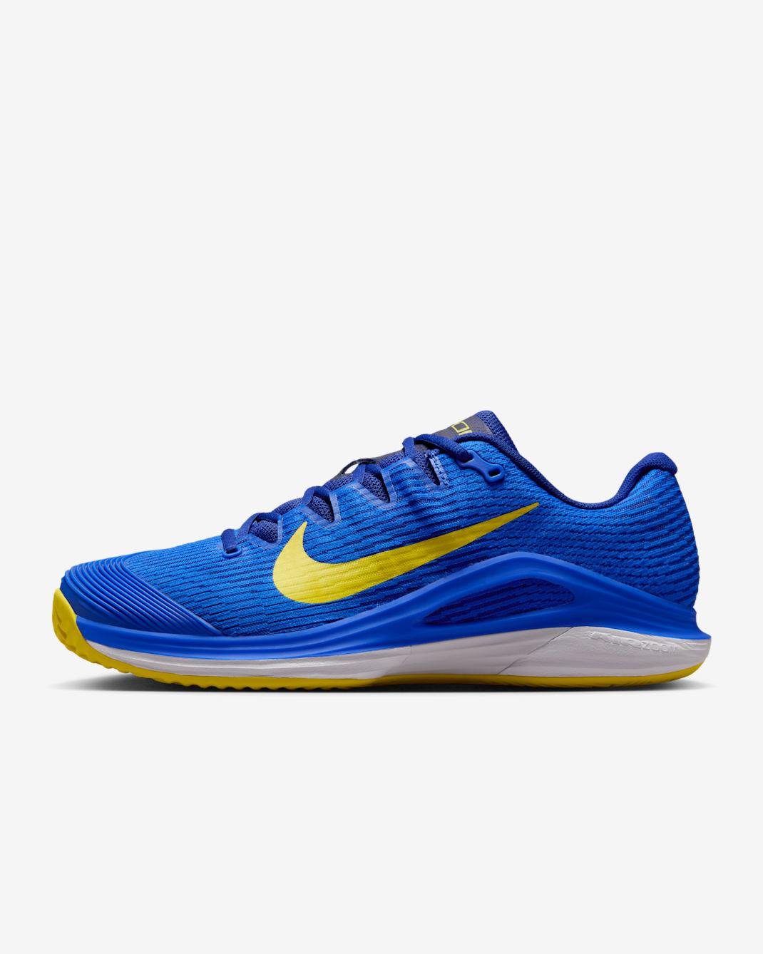 Nike Vapor 12 Men's Clay Court Tennis Shoes - Racer Blue/Deep Royal Blue/White/Lightning
