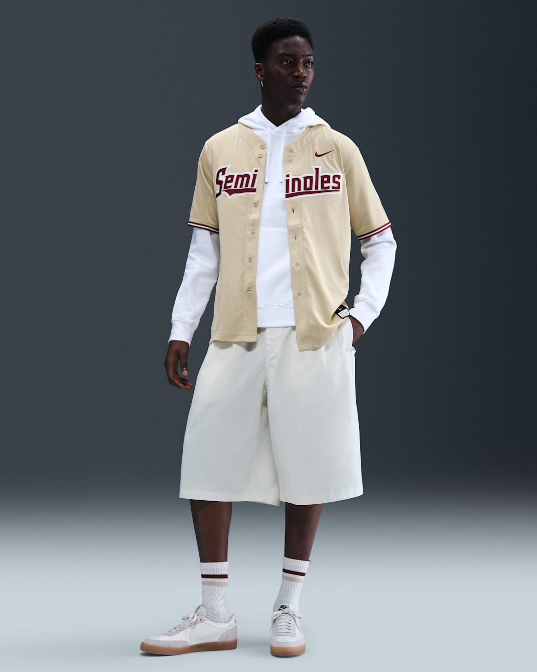 Shorts oversize Nike Club – Uomo - Sail/Sail