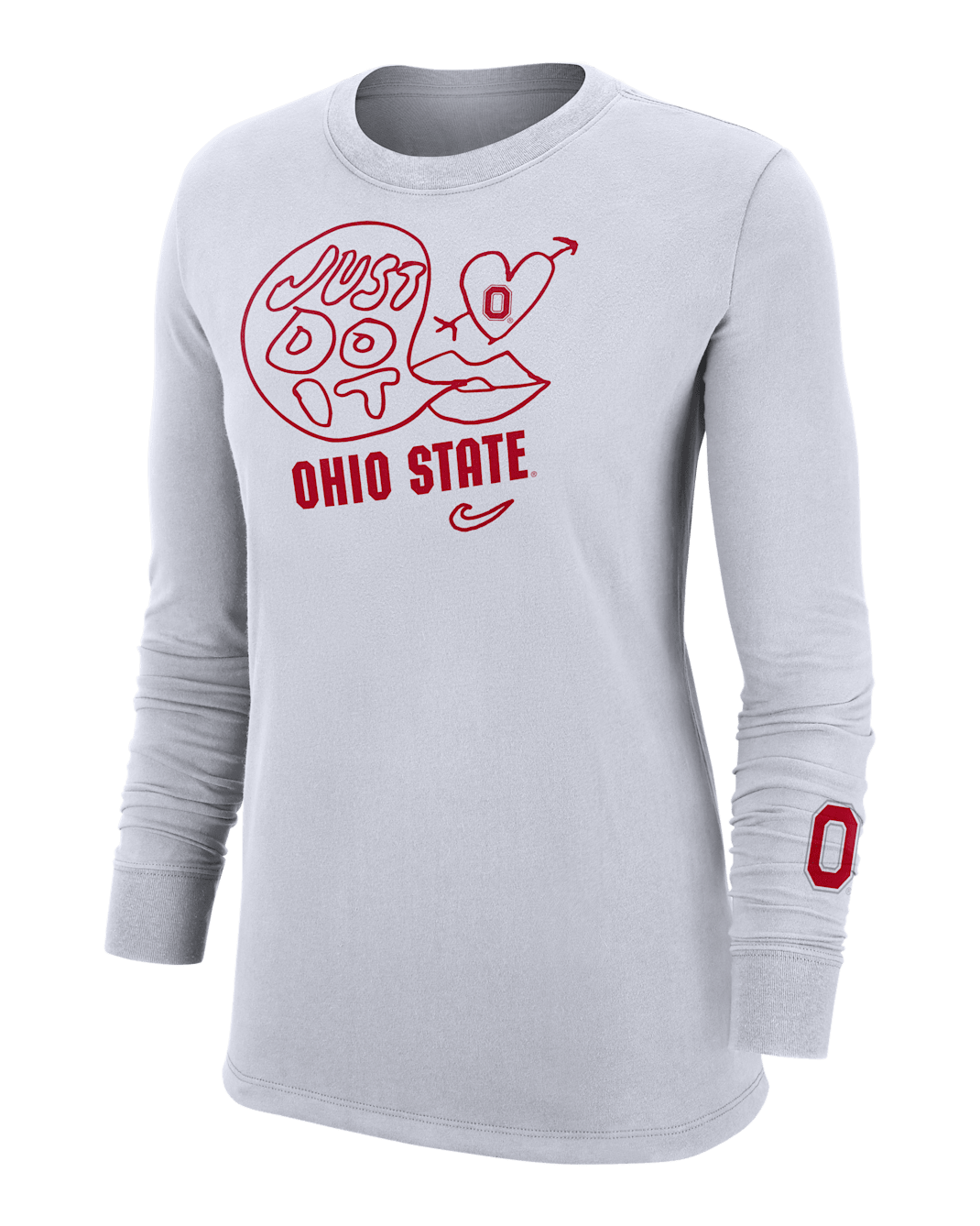 Ohio State Women's Nike College Long-Sleeve T-Shirt - White