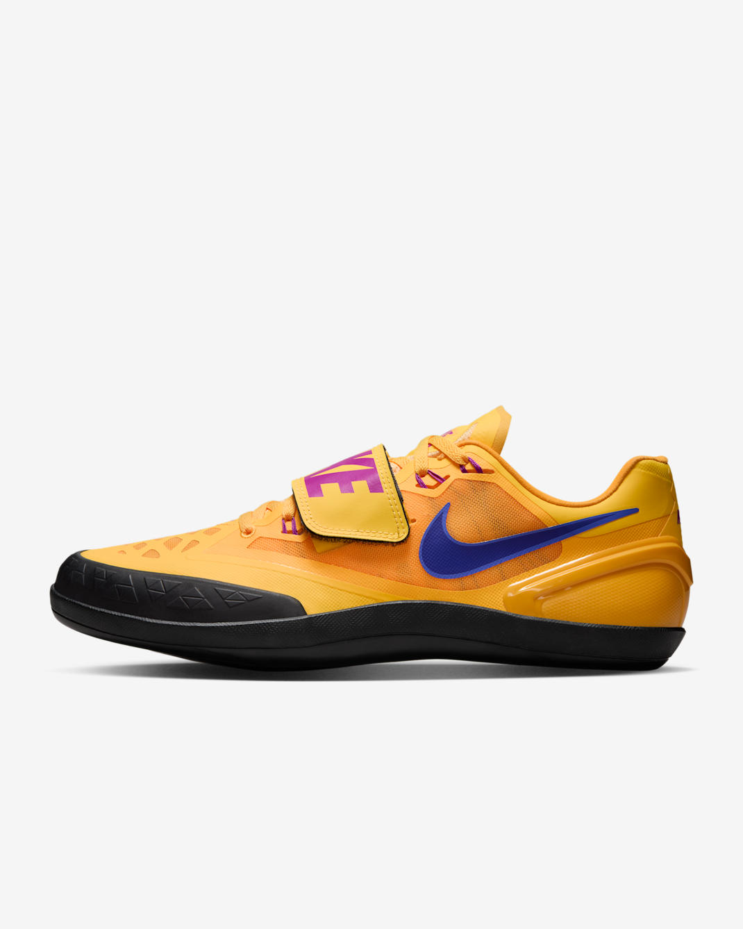 Nike Zoom Rotational 6 Track & Field Throwing Shoes - Citron Pulse/Laser Orange/Sapphire/Indigo Burst