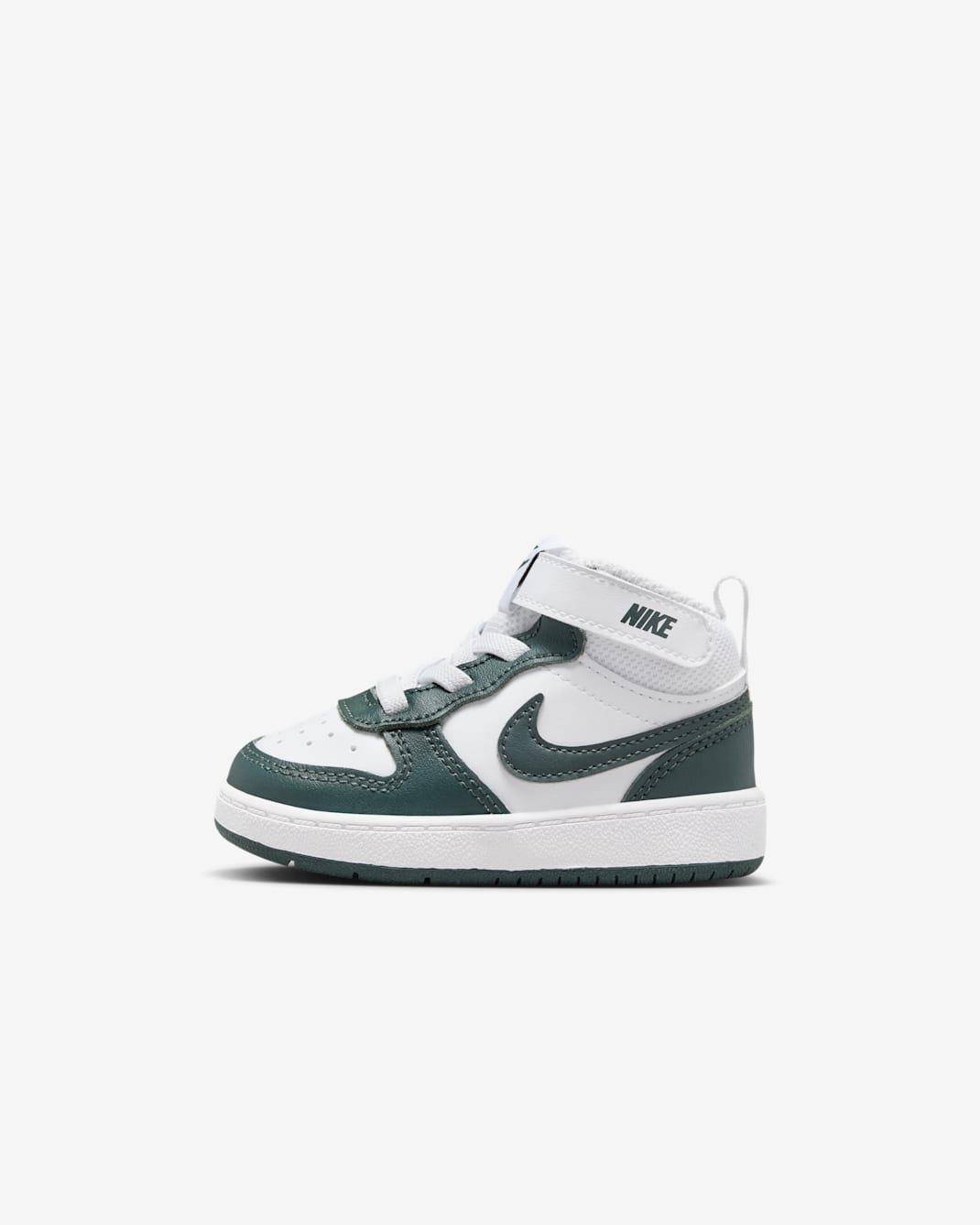 Nike Court Borough Mid 2 Baby/Toddler Shoes - White/Vintage Green