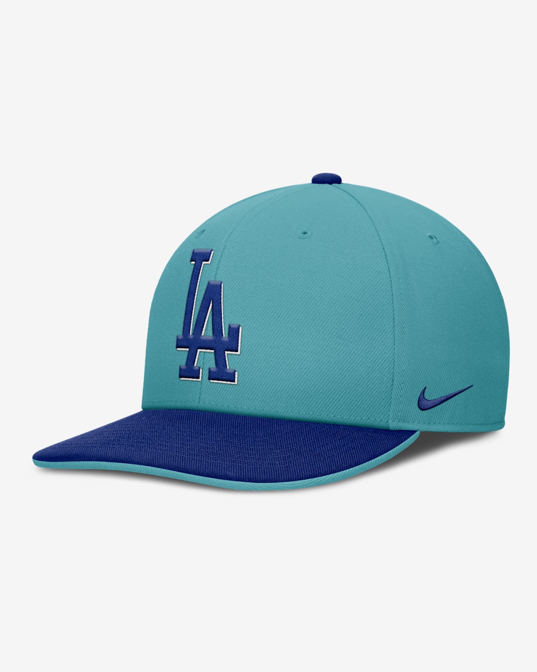 Los Angeles Dodgers Pro Men's Nike Dri-FIT MLB Adjustable Hat - Turquoise/Royal