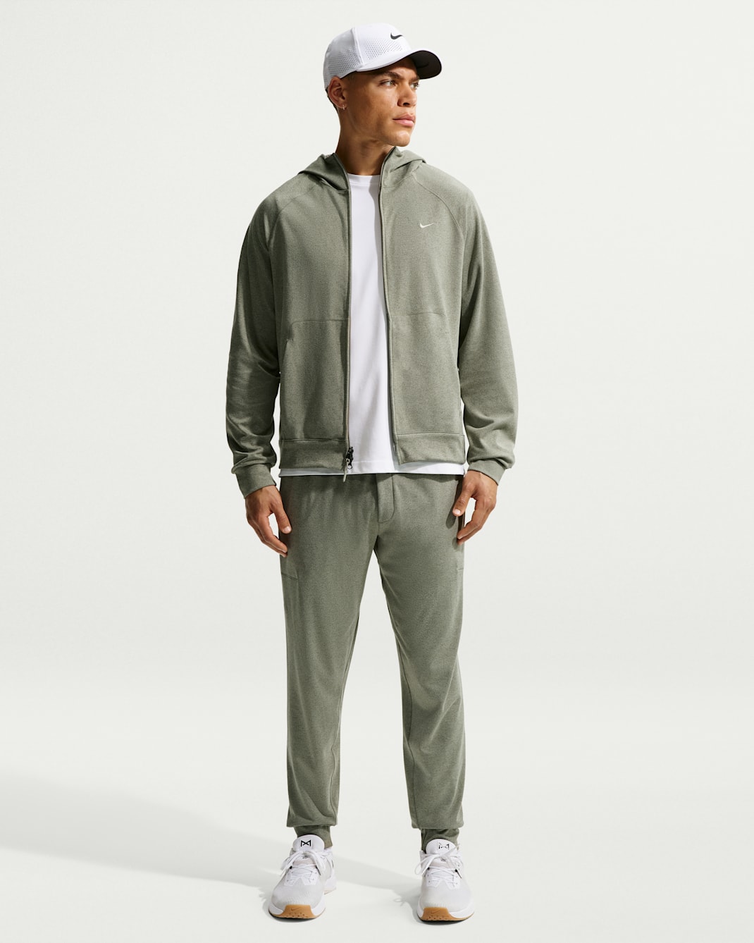 Nike Primary NanoKnit Men's Dri-FIT UV Protection Performance Joggers - Light Army/Medium Olive/Heather/Light Army