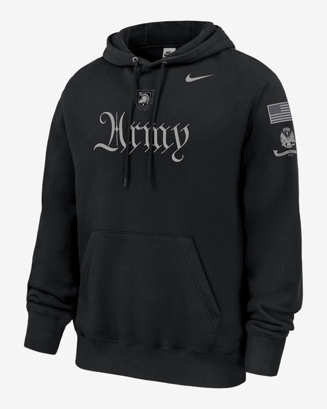 Army Rivalry Club Men's Nike College Pullover Hoodie - Black