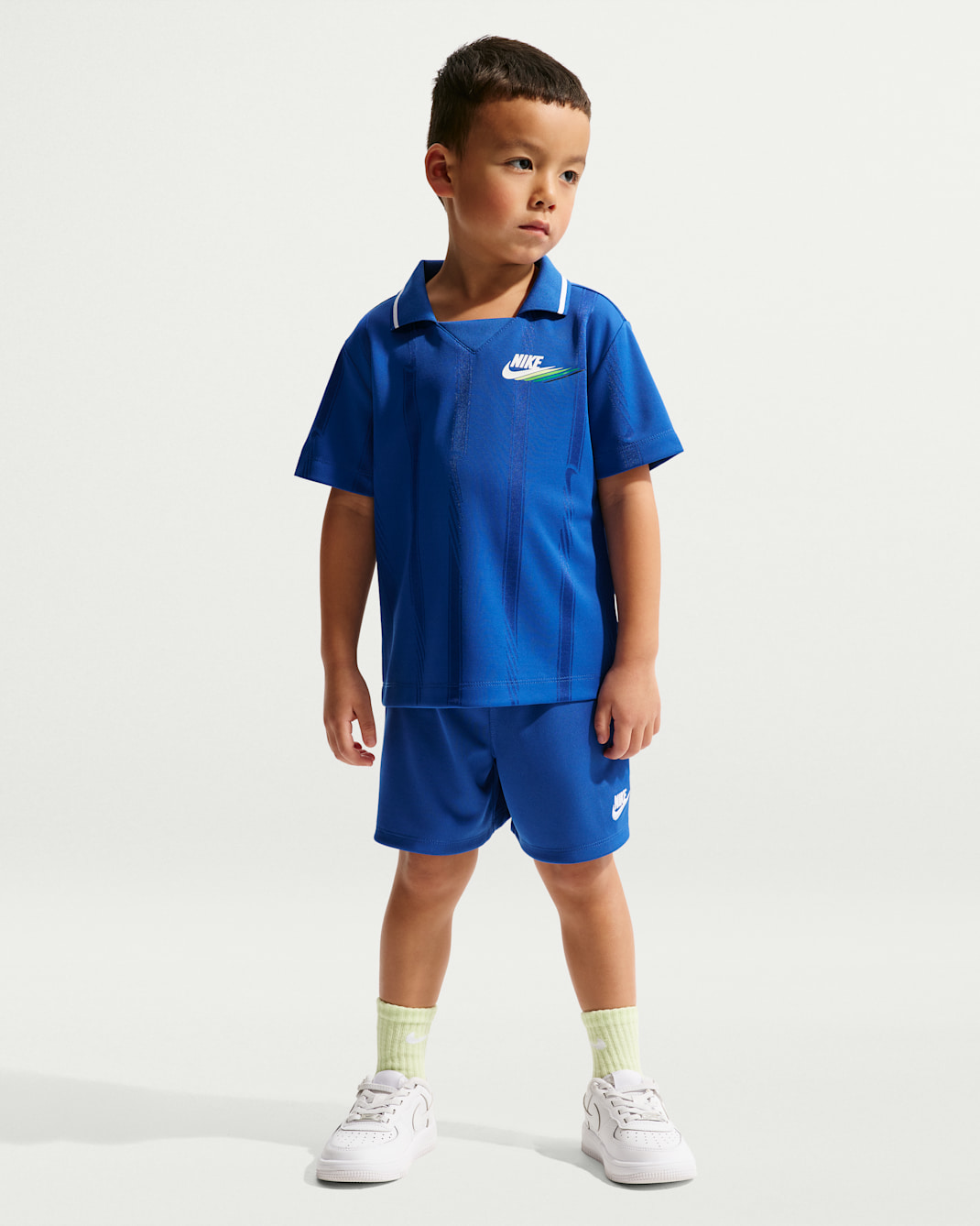 Nike Sportswear Toddler Victory Lap 2-Piece Mesh Shorts Set - Game Royal