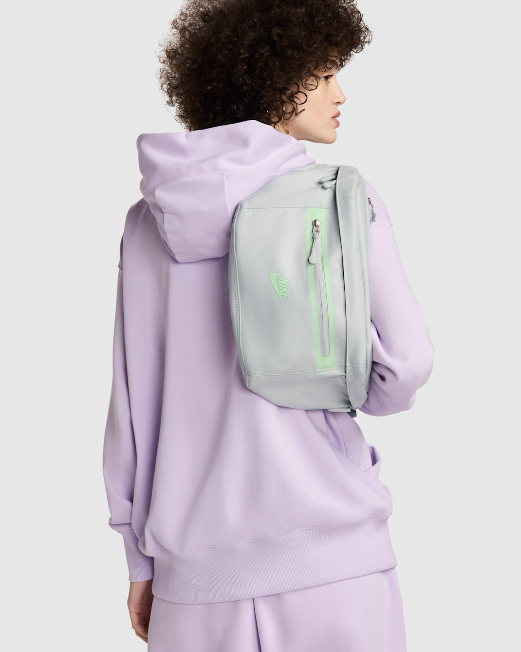 Nike Premium Hip Pack (8L) - Light Silver/Light Silver/Vapour Green