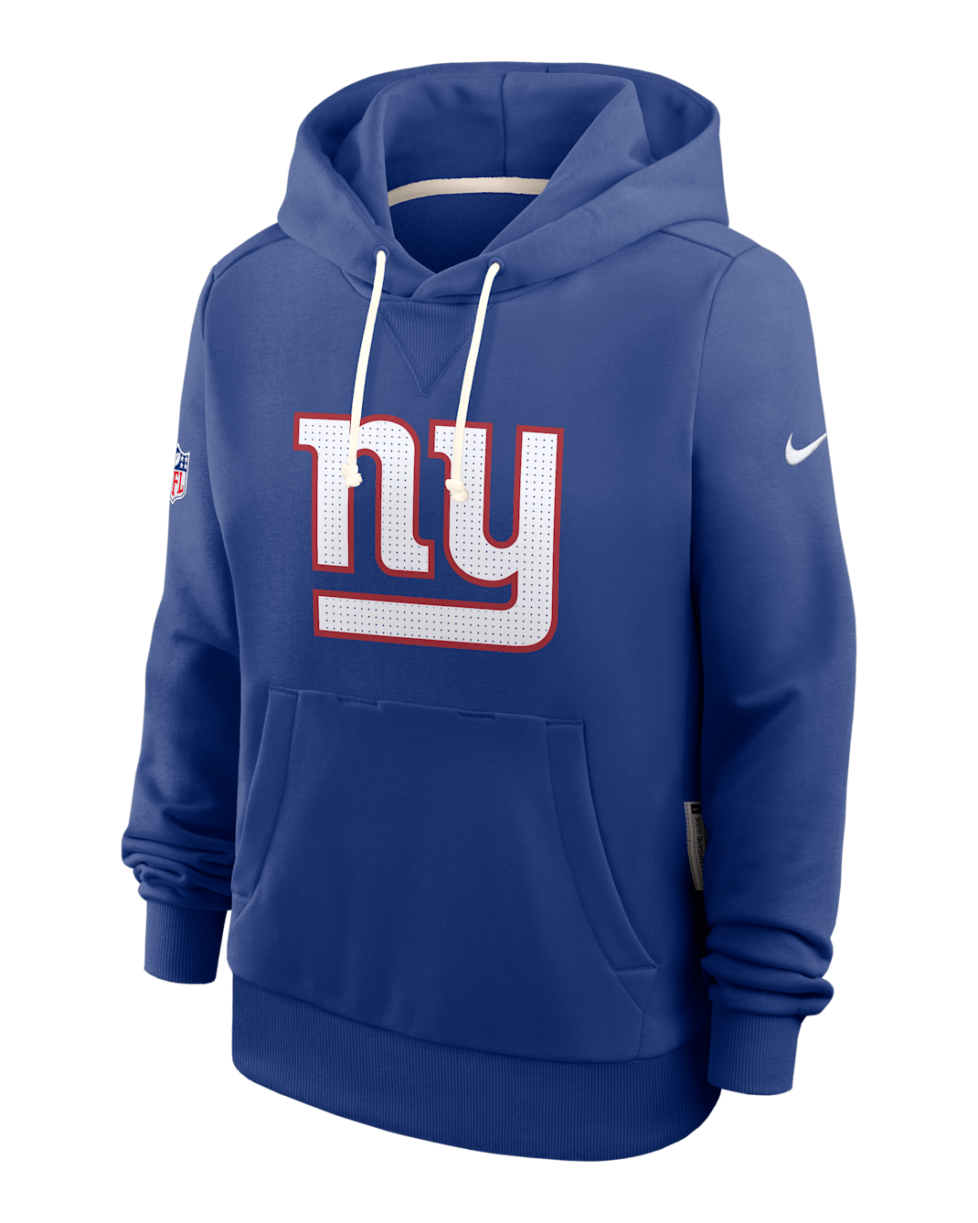 New York Giants Sideline Women's Nike Dri-FIT NFL Pullover Hoodie - Royal