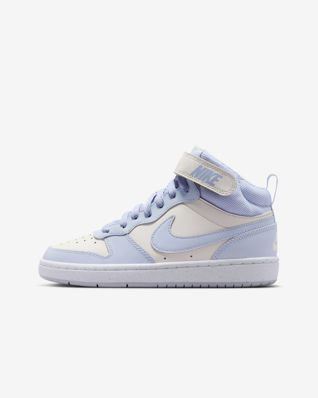 Nike Court Borough Mid 2 Big Kids' Shoes - Platinum Tint/White/Ghost