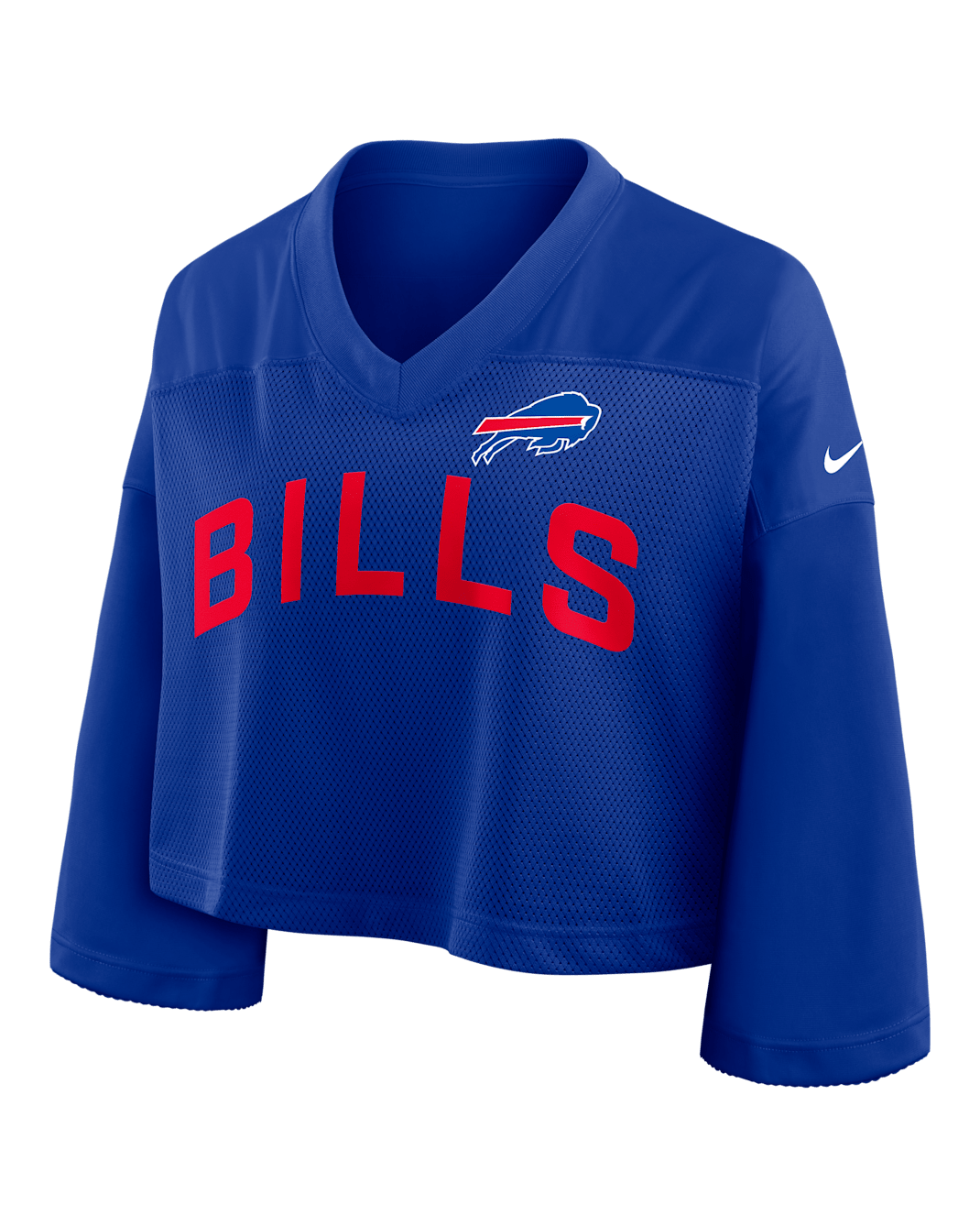 Buffalo Bills Wide Receiver Jersey Fashion Women's Nike Dri-FIT NFL Cropped Top - Royal