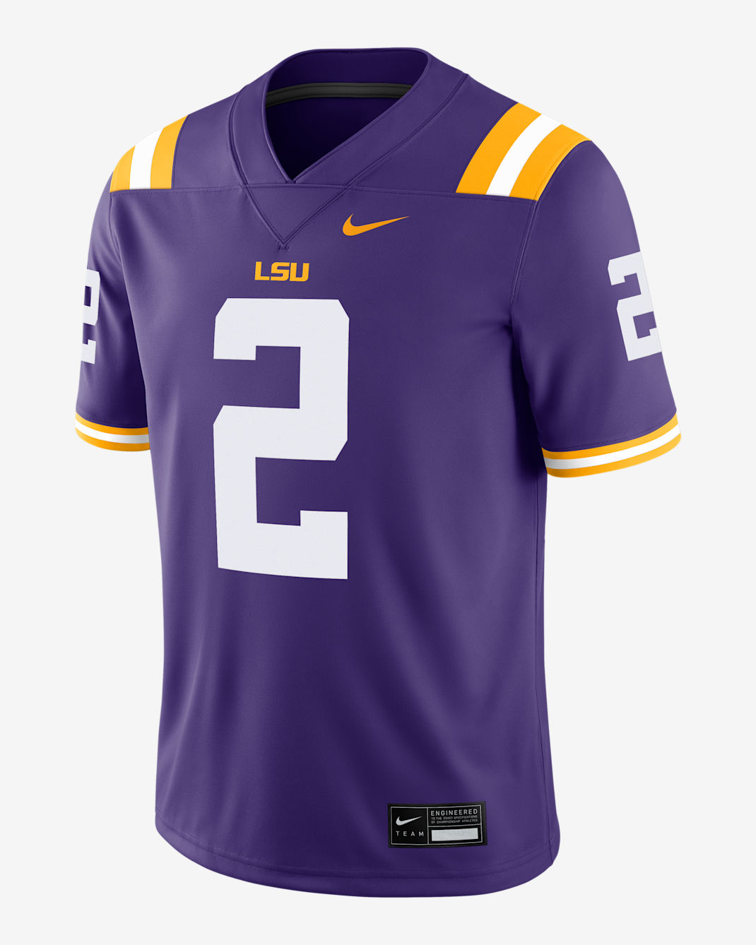 LSU Tigers Men’s Nike Dri-FIT College Game Jersey - Purple
