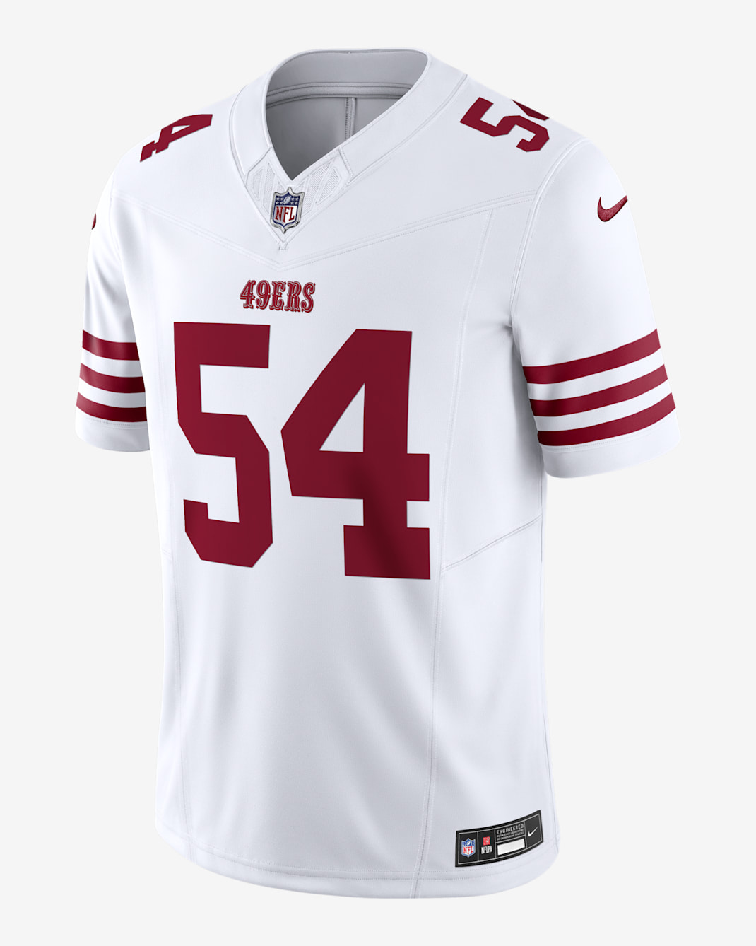 Jersey de fútbol americano Nike Dri-FIT de la NFL Limited para hombre Fred Warner San Francisco 49ers - Blanco