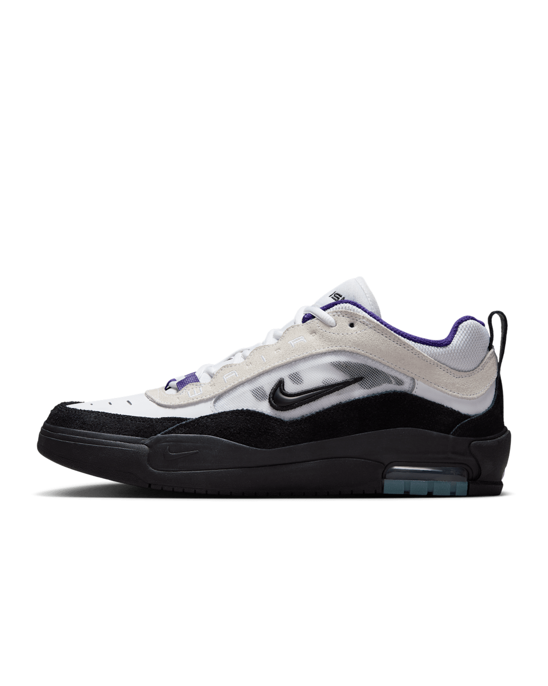 Nike Air Max Ishod Men's Shoes - White/Court Purple/Black/Black