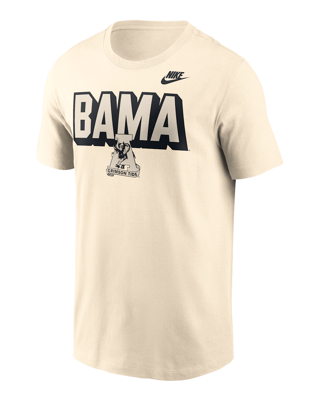 Alabama Team Bold Men's Nike College T-Shirt - Natural