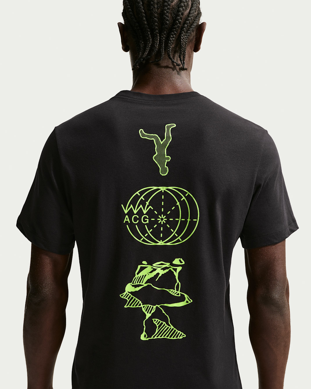 Nike ACG Dri-FIT Erkek Tişörtü - Siyah/Volt Ice