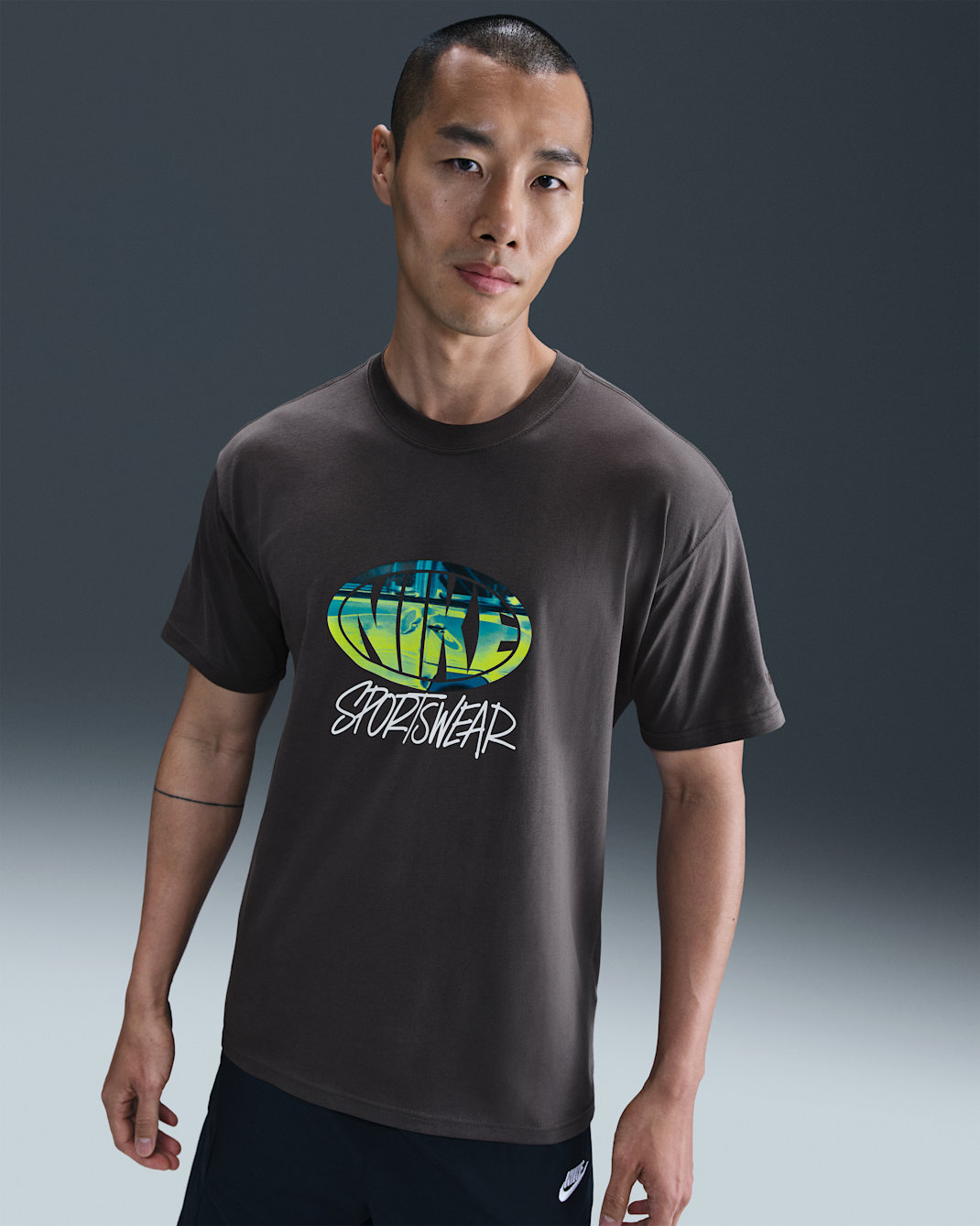 Nike Sportswear Men's Max90 T-Shirt - Medium Ash/White/Medium Ash