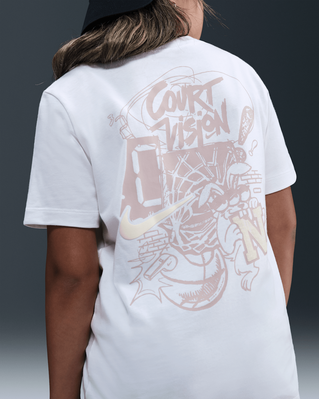 Nike Sportswear Big Kids' T-Shirt - White