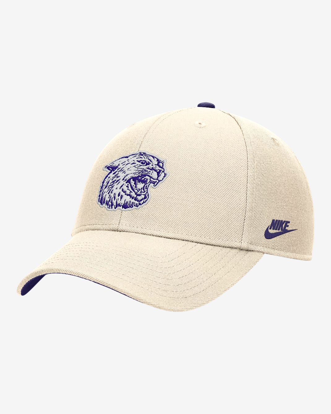 Kansas State Rise Men's Nike College Adjustable Cap - Natural