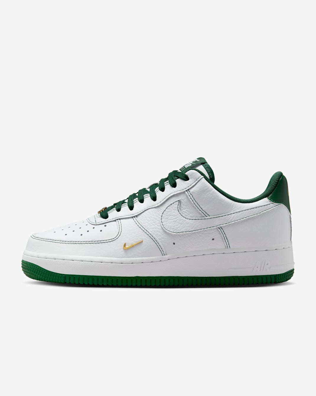 Nike Air Force 1 '07 Mini Jewel Women's Shoes - White/Metallic Gold/Gorge Green