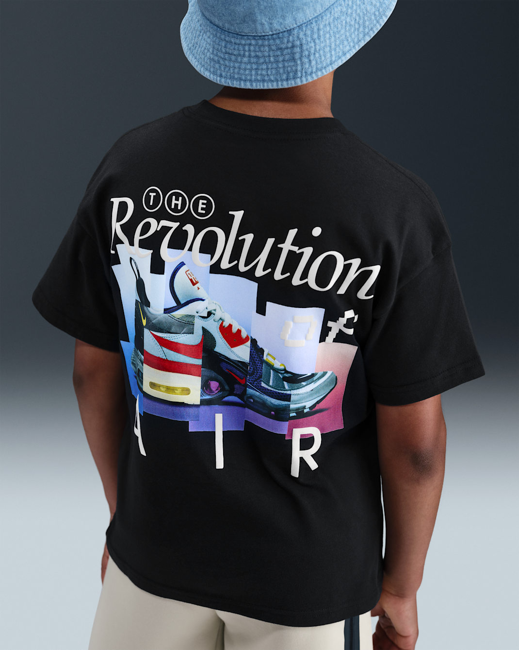 Nike Sportswear Big Kids' T-Shirt - Black