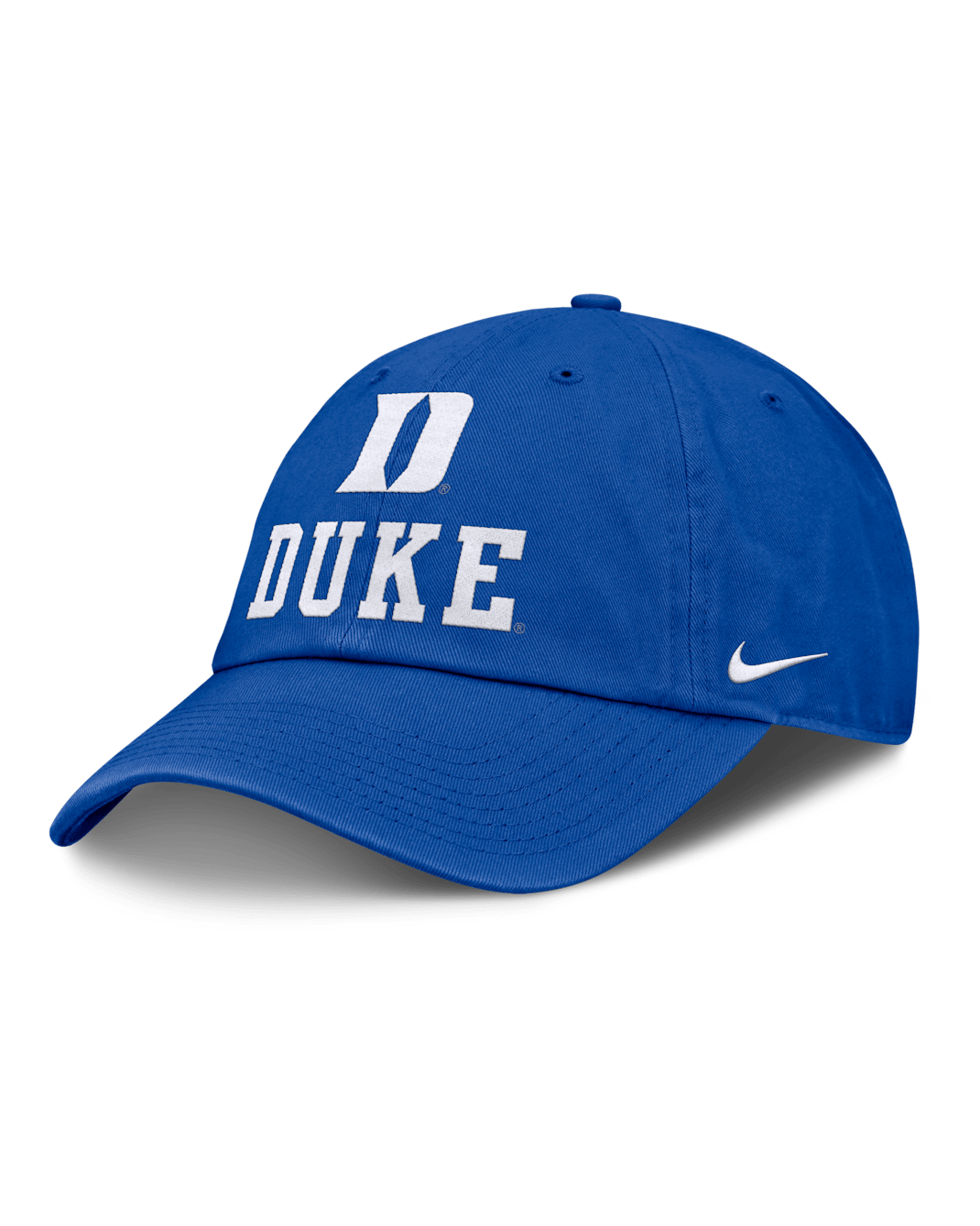 Gorra universitaria Nike ajustable para hombre Duke Sideline Club Gameday - Royal