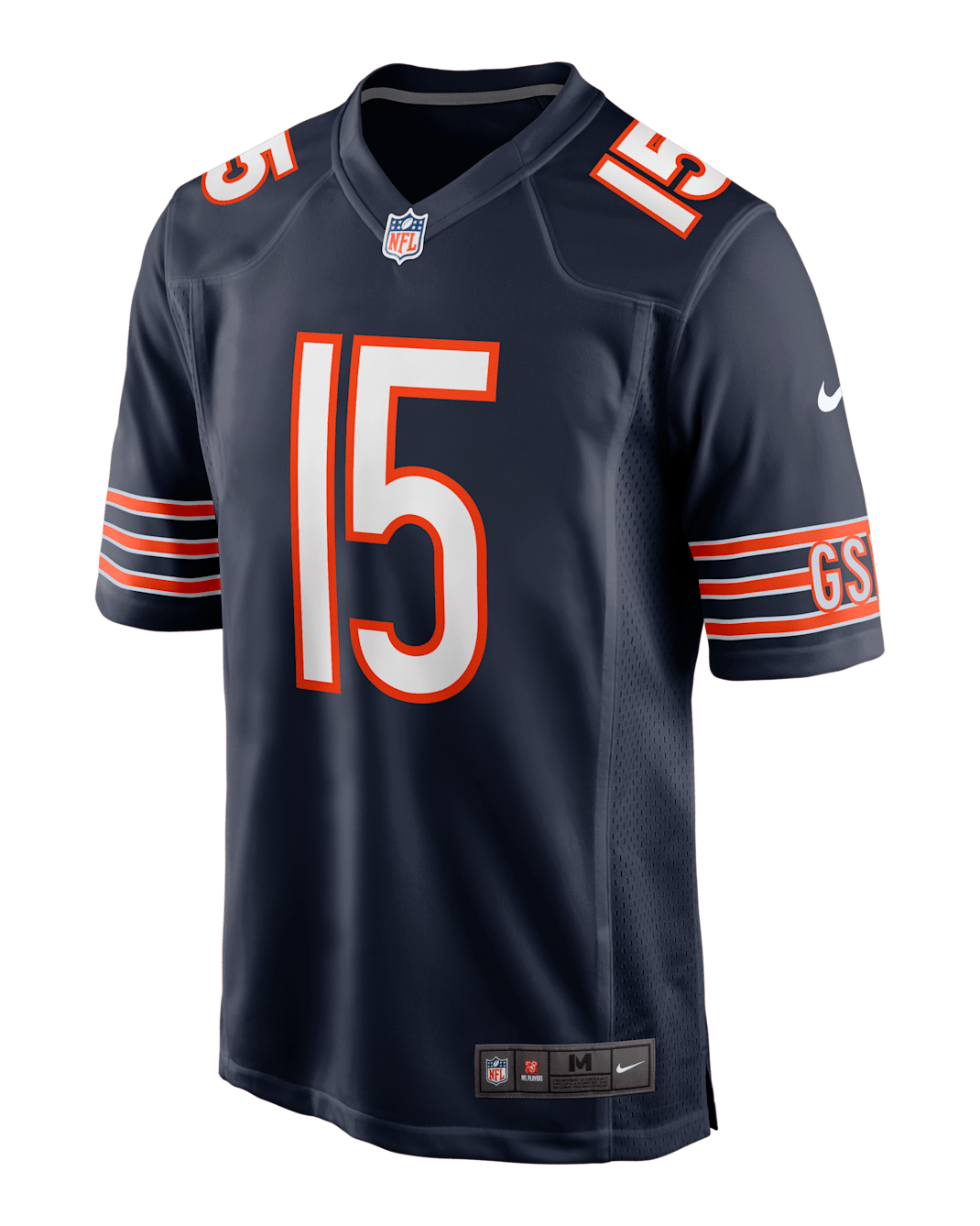 Rome Odunze Chicago Bears Men's Nike NFL Game Jersey - Marine
