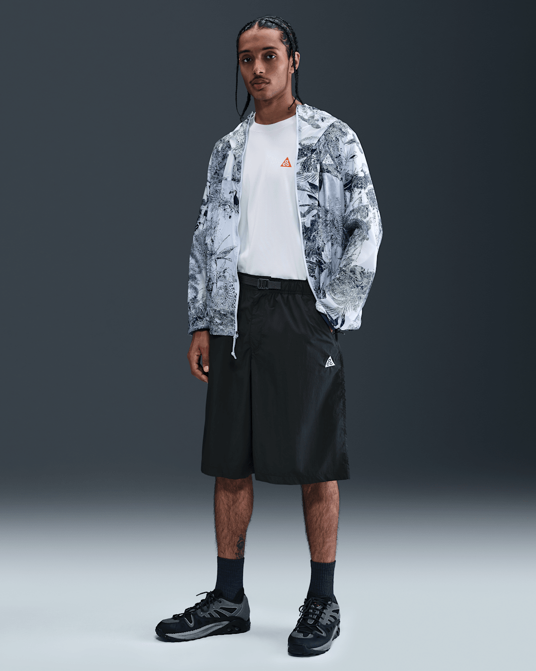 Nike ACG "Orb Weaver" UV Repel Oversized Shorts - Black/Anthracite/Summit White
