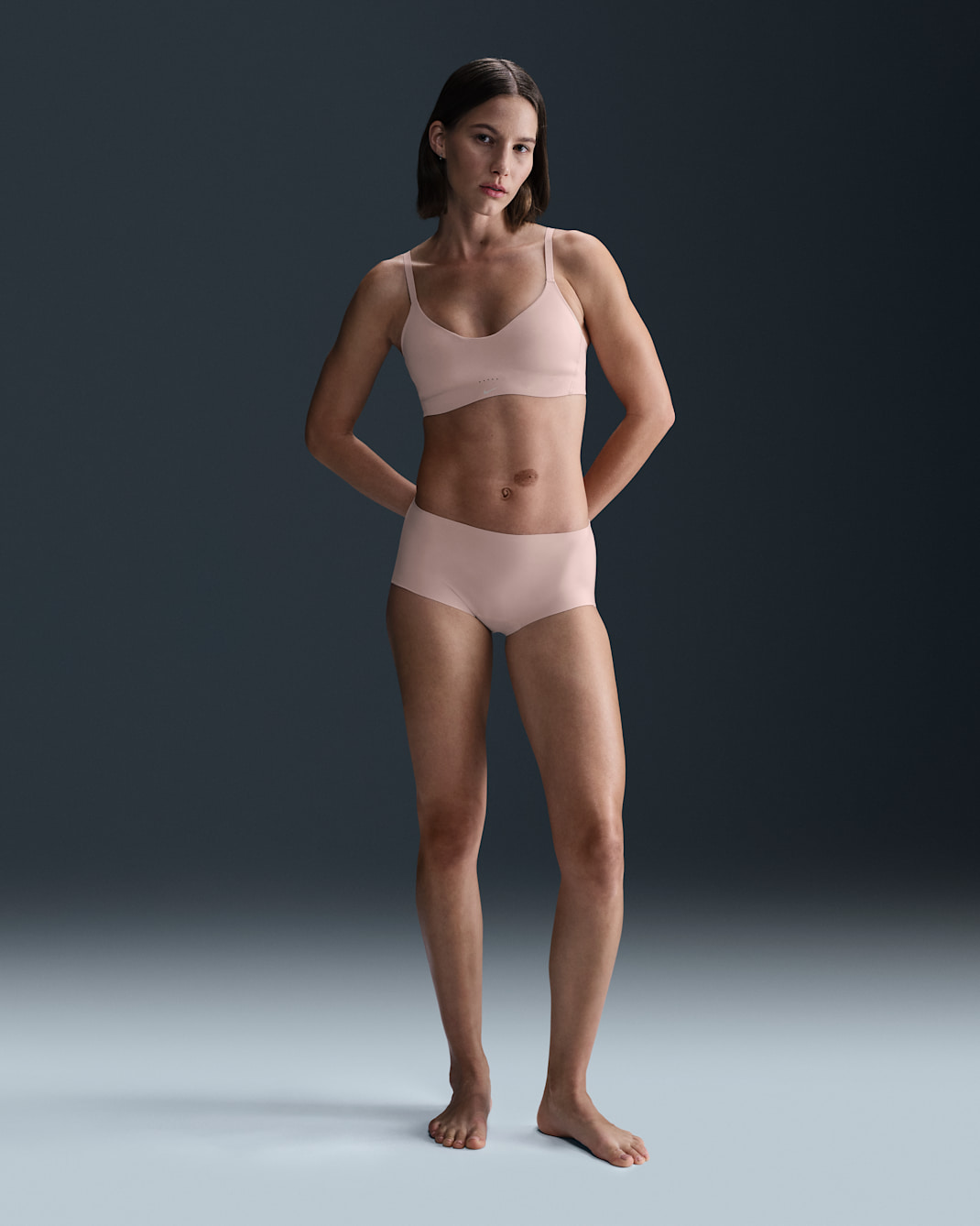 Nike Leak Protection: Period Women's Boyshort Underwear - Particle Beige/White
