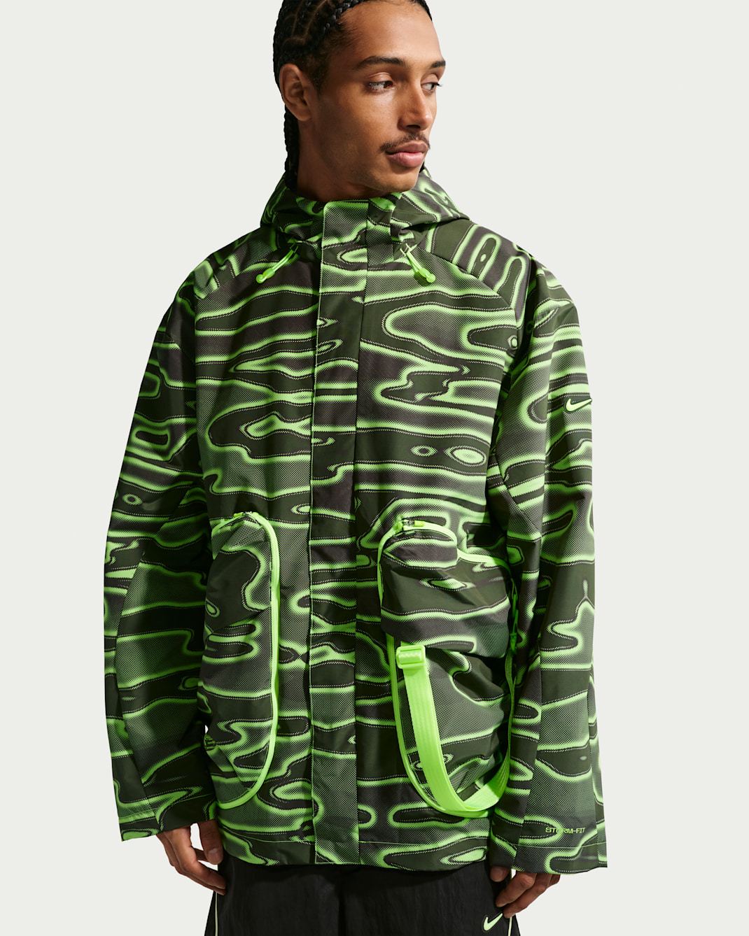 Nike Project F.R.O.G. Men's Storm-FIT Hooded Jacket - Volt Ice/Cream II/Volt Ice