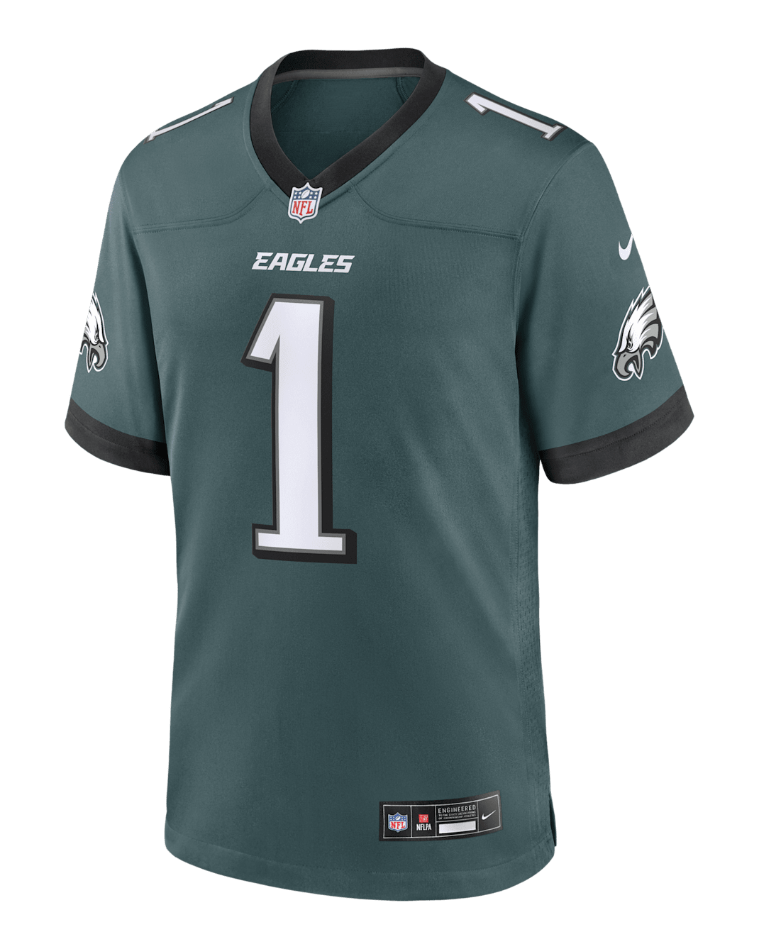 Jalen Hurts Philadelphia Eagles Men's Nike NFL Game Jersey - Sport Teal