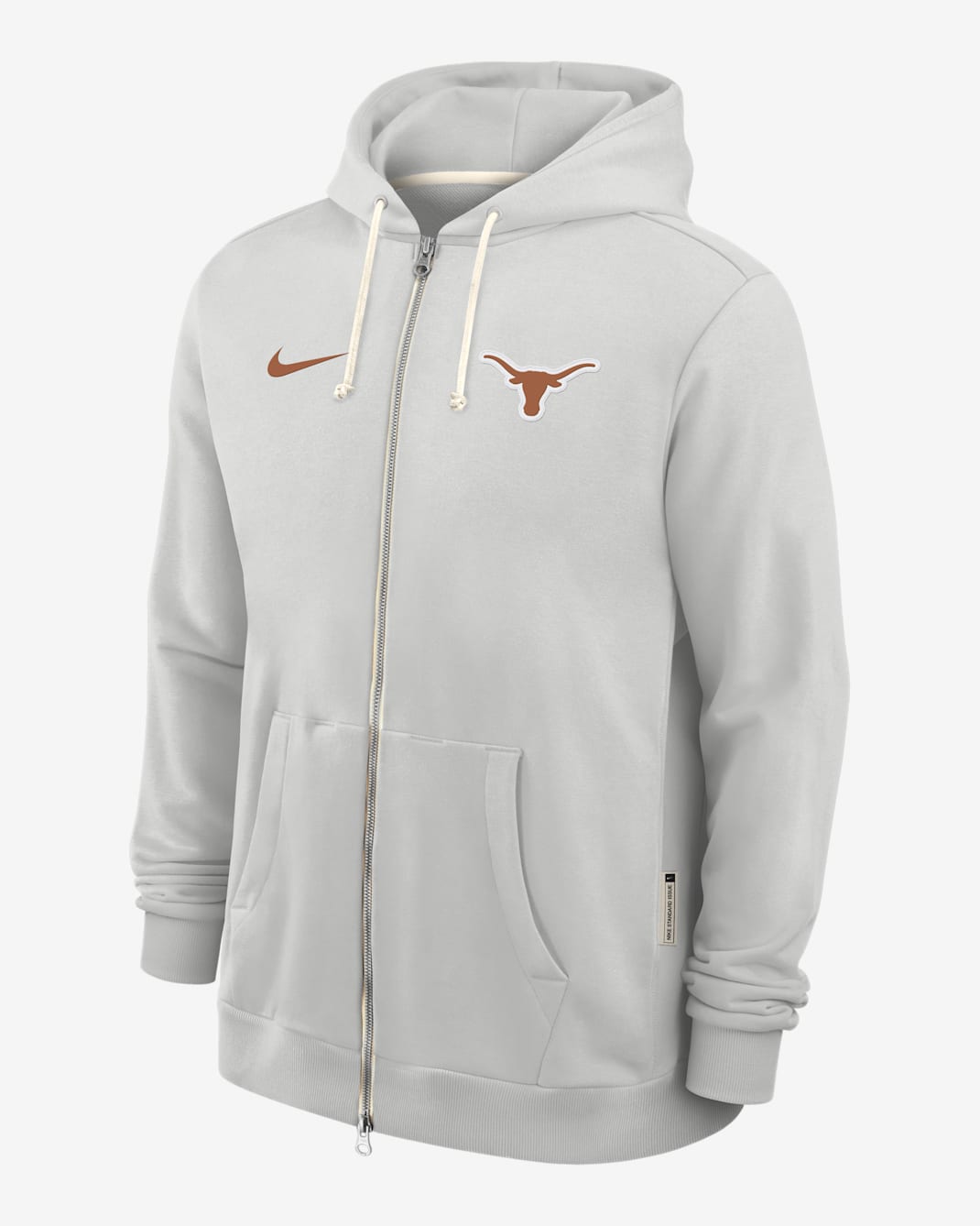 Texas Sideline Men's Nike Dri-FIT College Full-Zip Hoodie - Grey