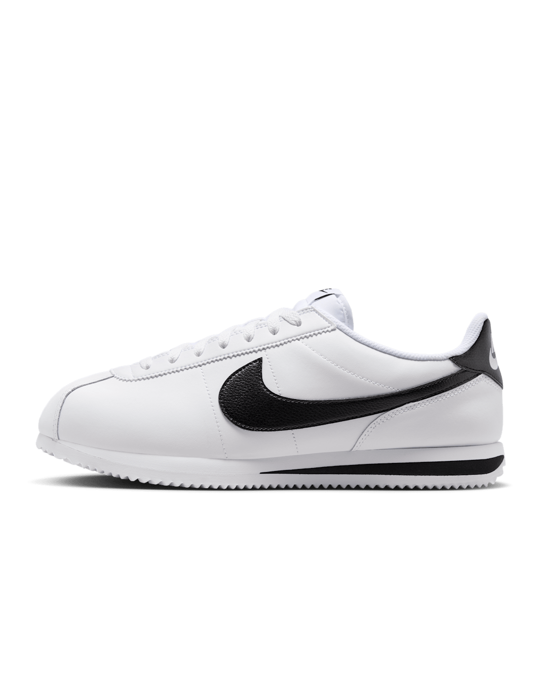 Nike Cortez Leather Men's Shoes - White/Black