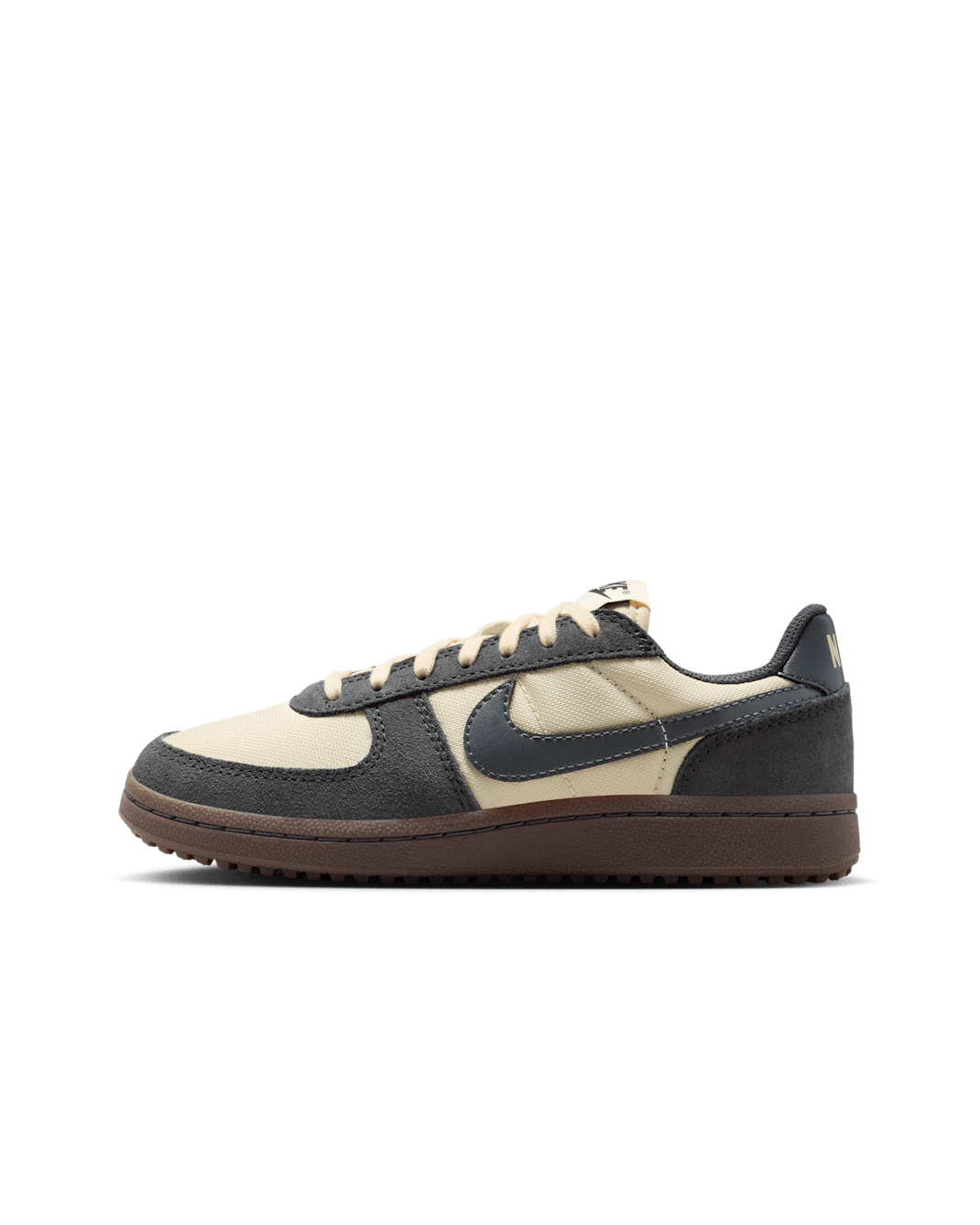 Tenis para niños grandes Nike Field General - Caqui claro/Marrón oscuro goma/Antracita