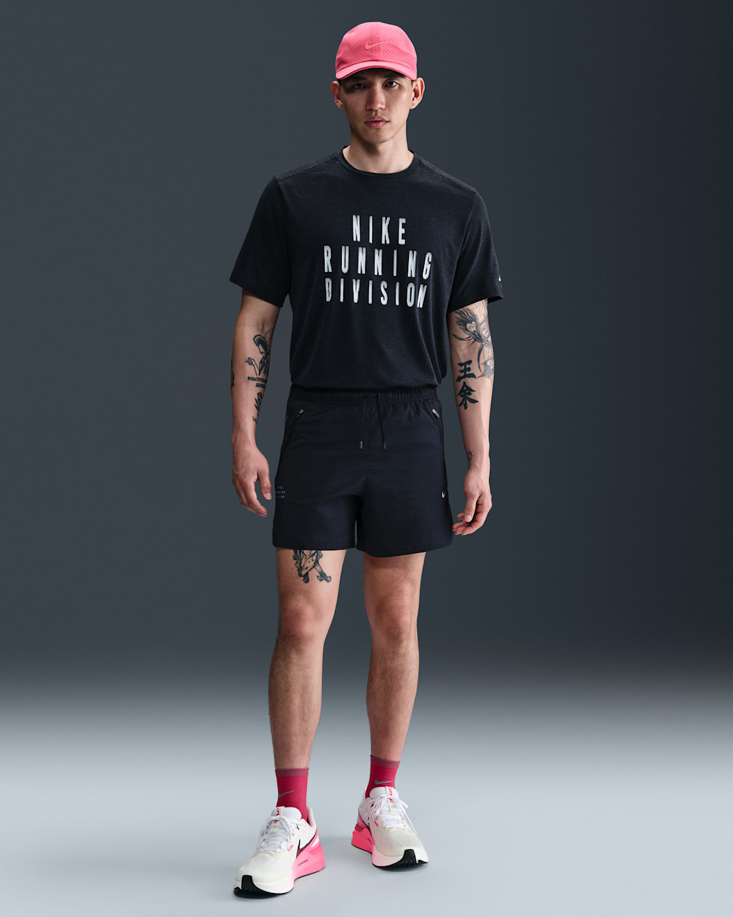 Nike Stride Running Division 男款 Dri-FIT 5" 附內裡褲跑步短褲 - 黑色/黑色