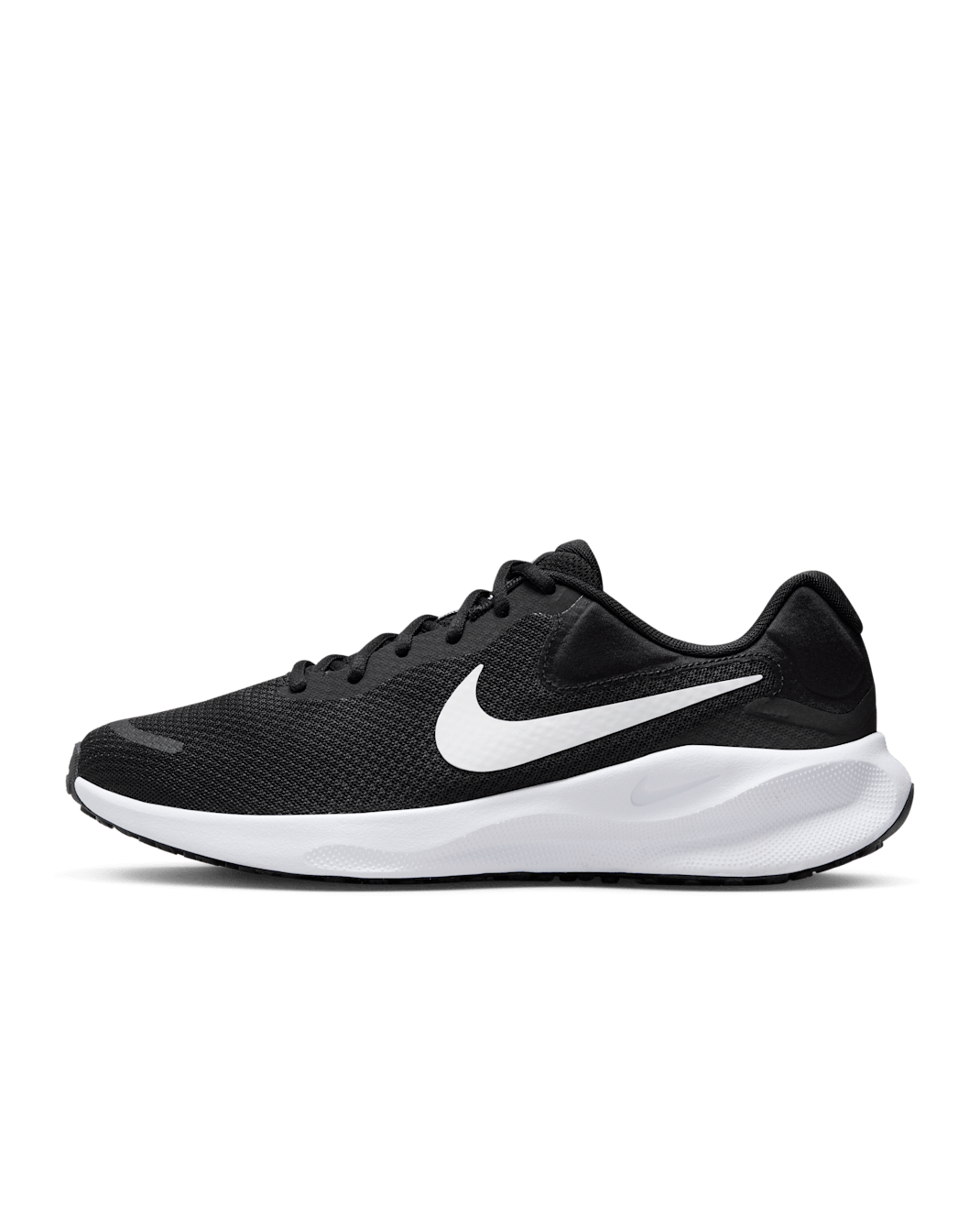 Nike Revolution 7 Men's Road Running Shoes - Black/White