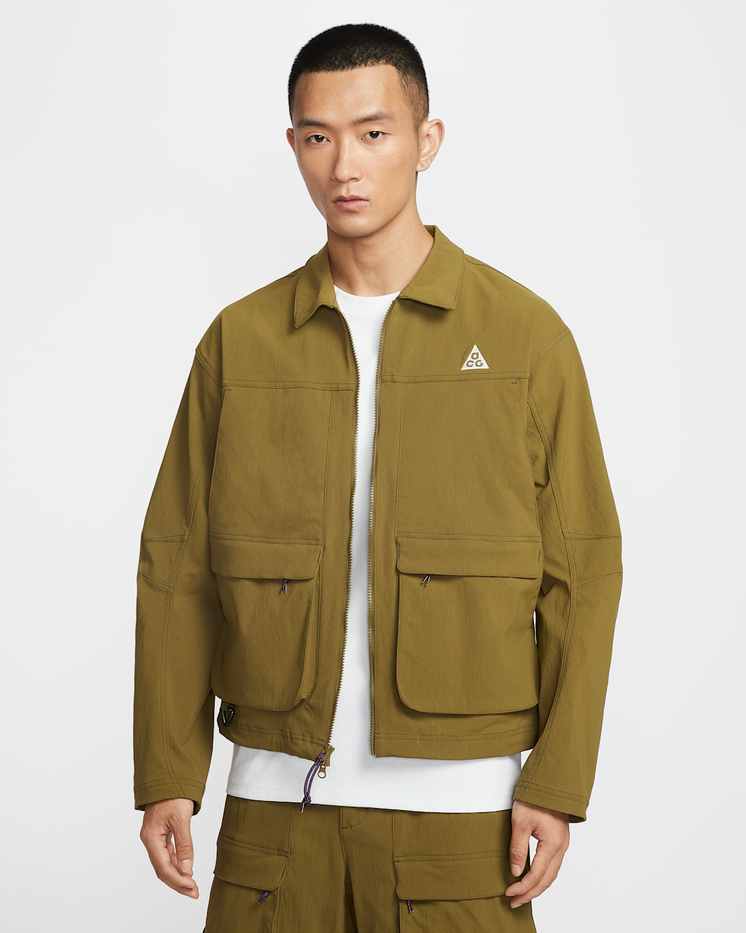 Nike ACG 'Smith Summit' Men's UV Jacket - Olive Flak/Anthracite/Summit White